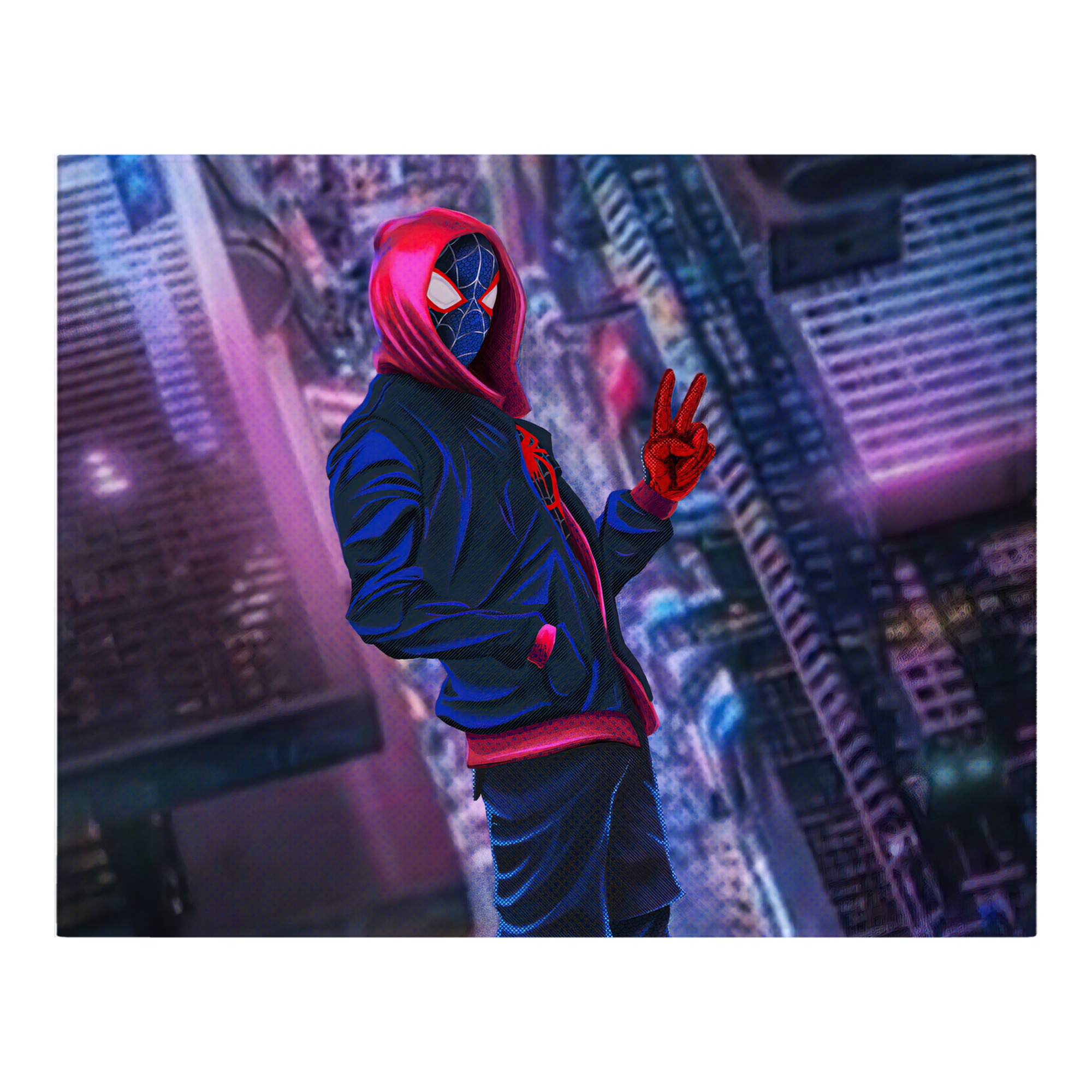 （画像用） Spider Man スパイダーマン フランネルブランケット・多サイズ対応（横型）