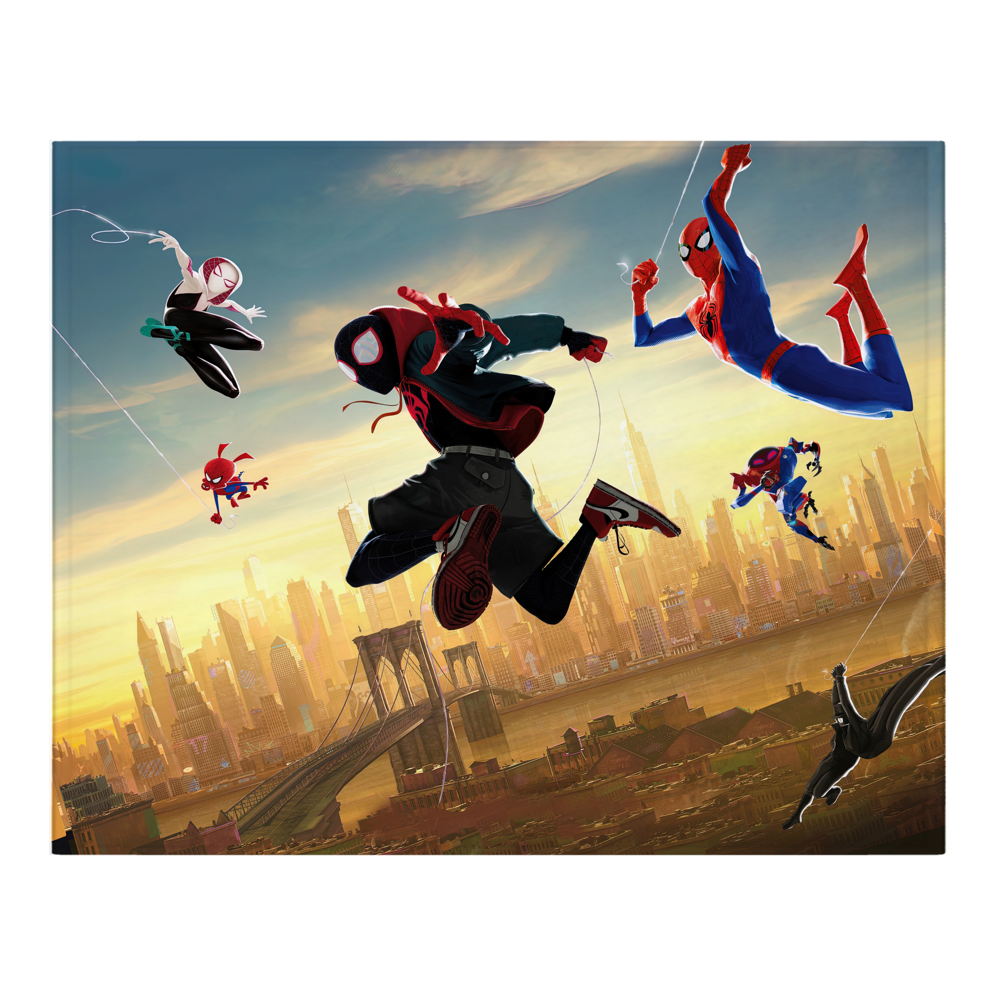 （画像用） Spider Man スパイダーマン フランネルブランケット・多サイズ対応（横型）