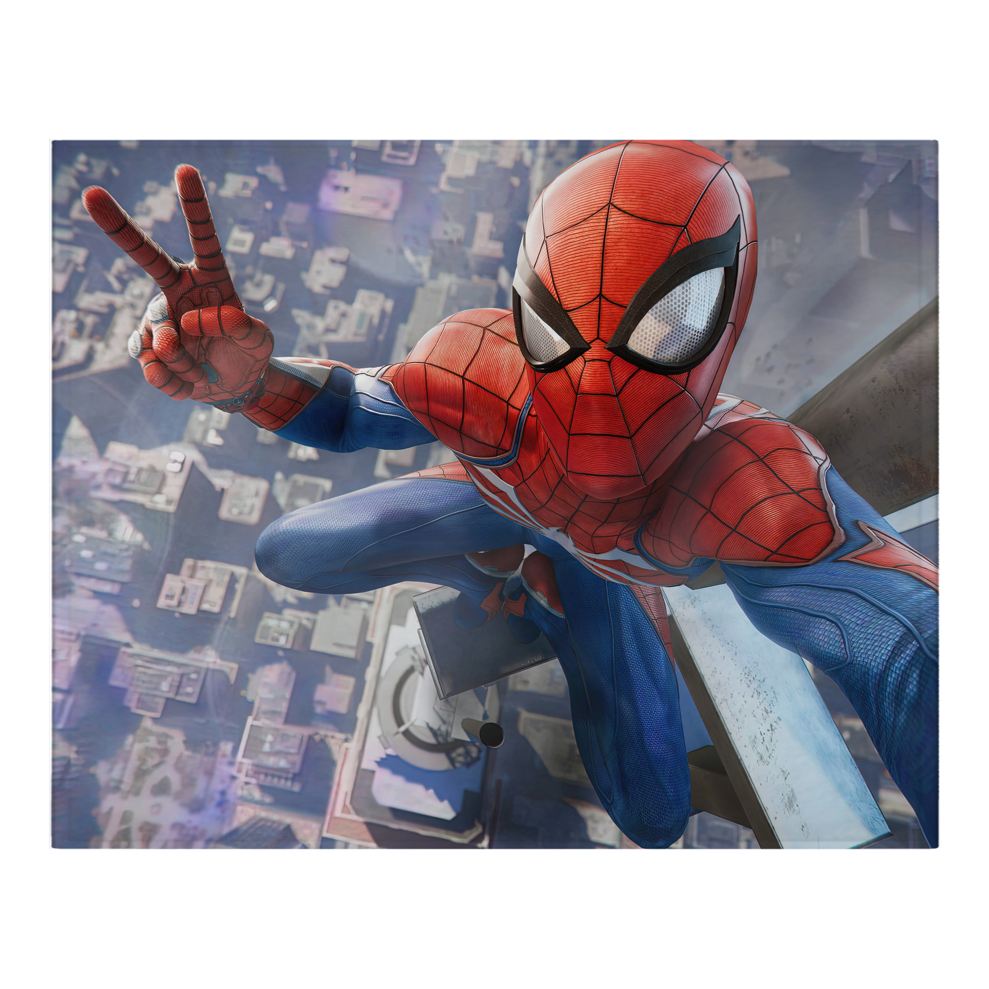（画像用） Spider Man スパイダーマン フランネルブランケット・多サイズ対応（横型）