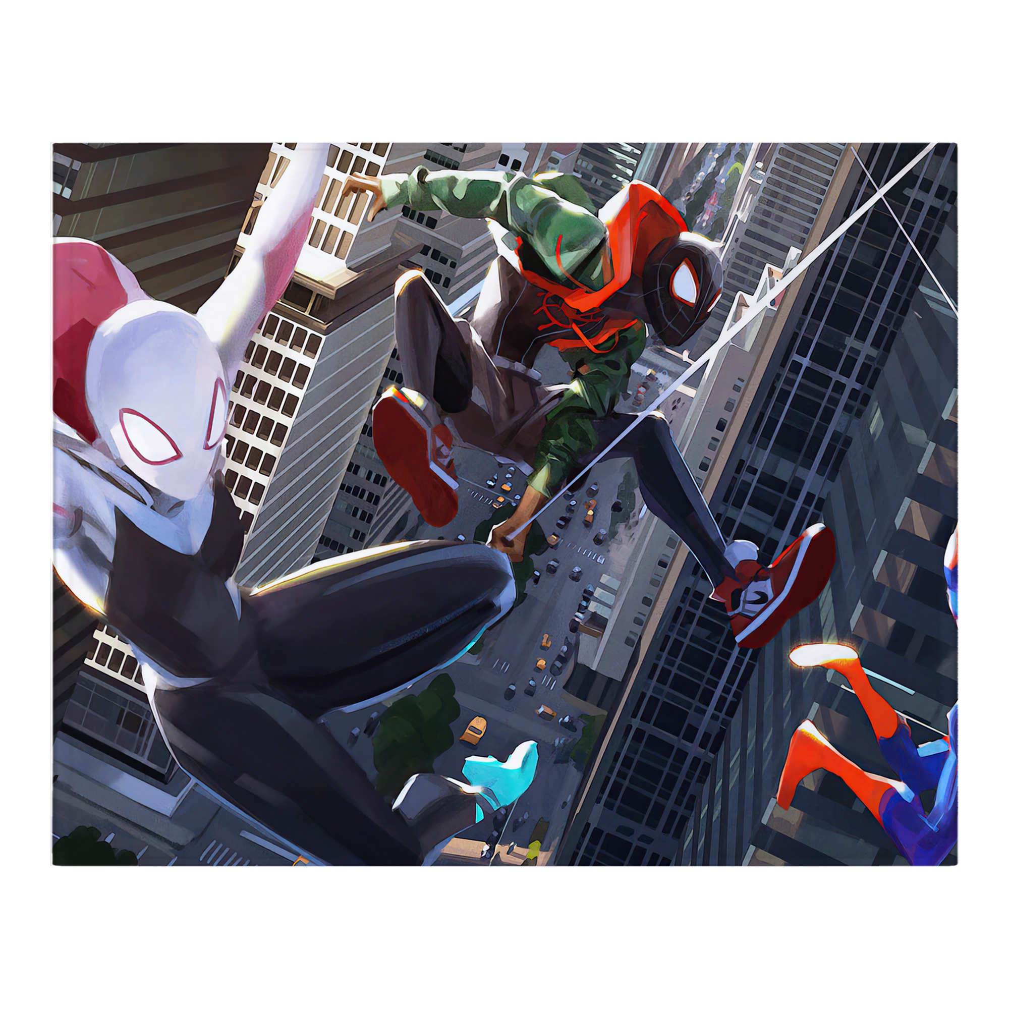 （画像用） Spider Man スパイダーマン フランネルブランケット・多サイズ対応（横型）