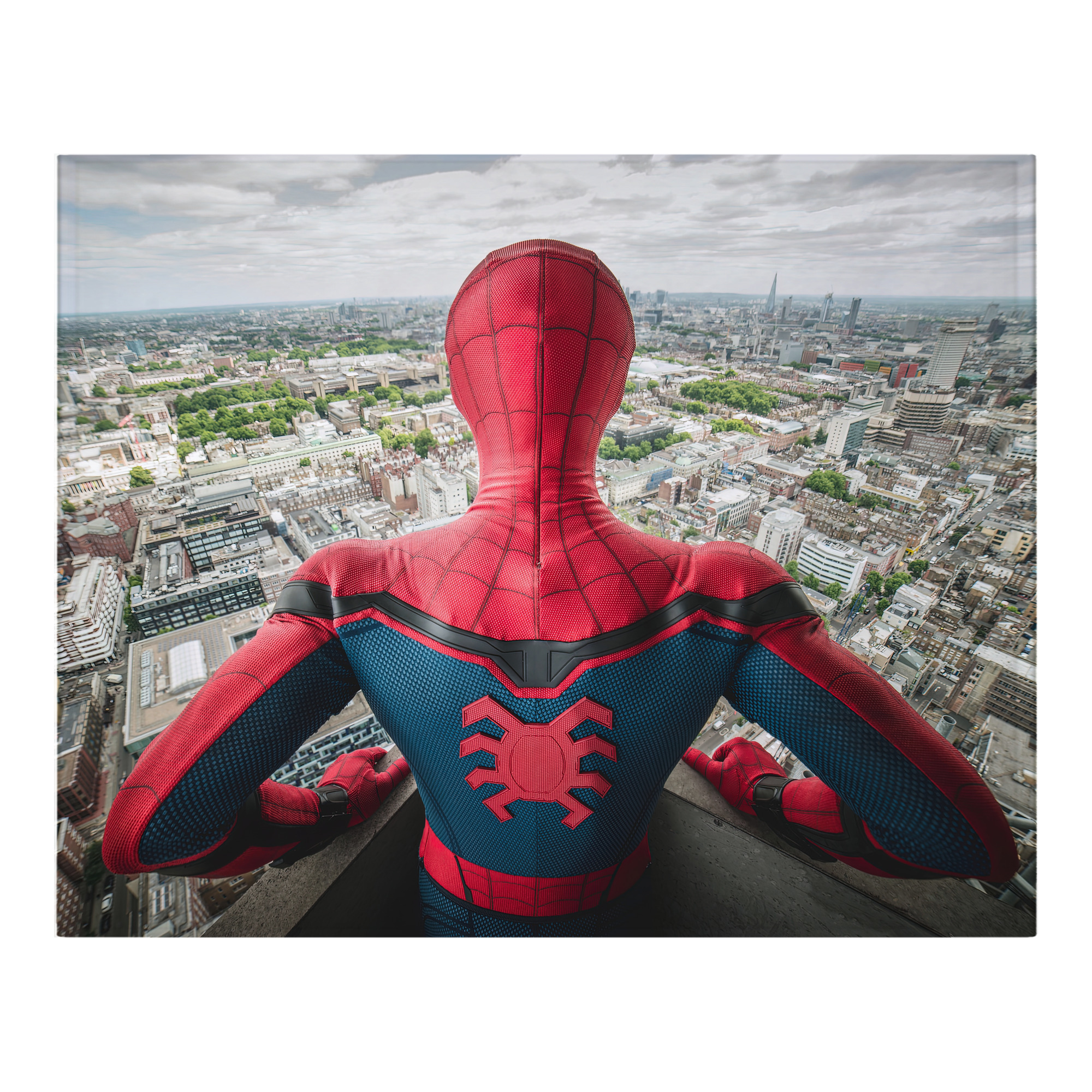 （画像用） Spider Man スパイダーマン フランネルブランケット・多サイズ対応（横型）
