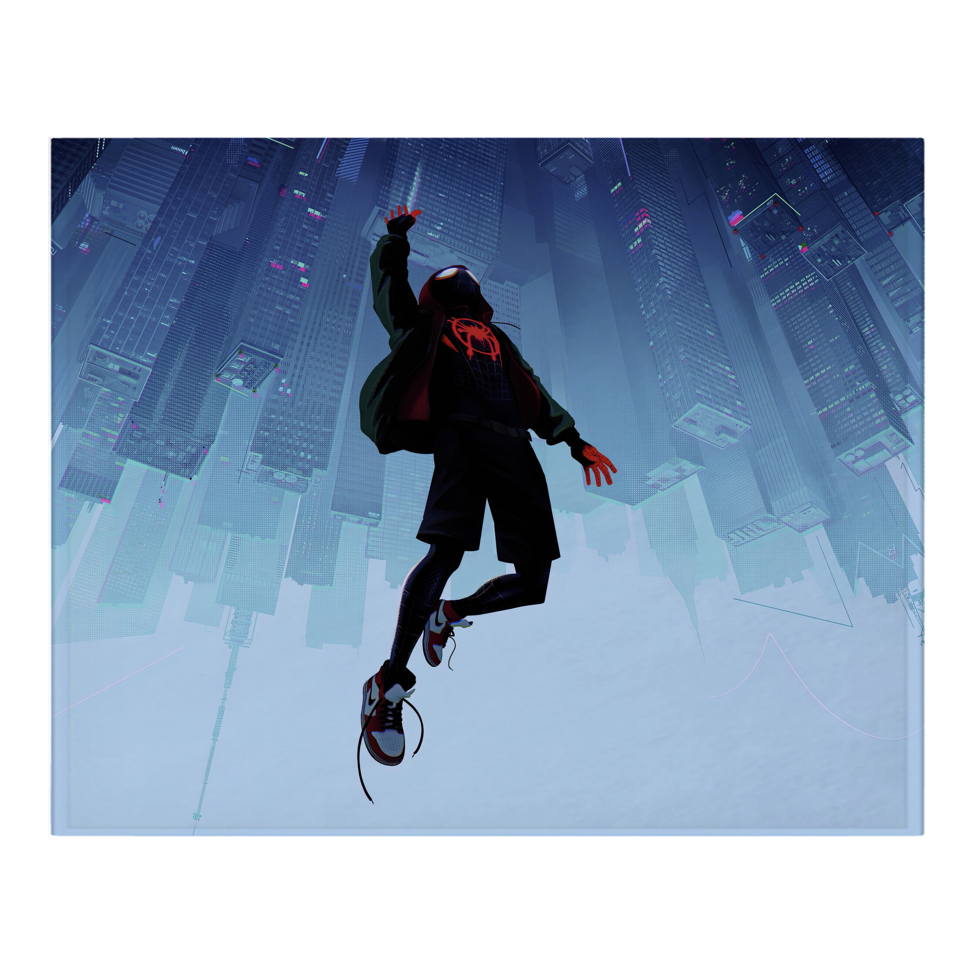 （画像用） Spider Man スパイダーマン フランネルブランケット・多サイズ対応（横型）