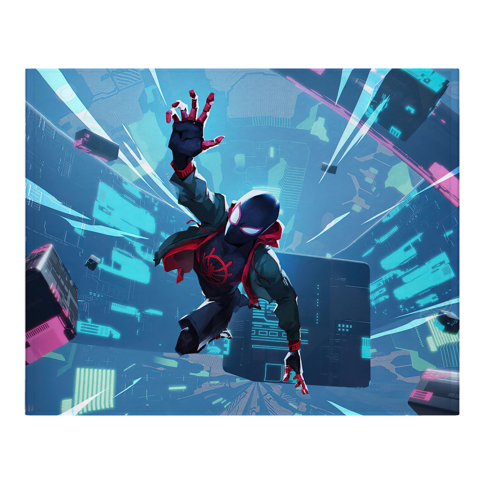（画像用） Spider Man スパイダーマン フランネルブランケット・多サイズ対応（横型）