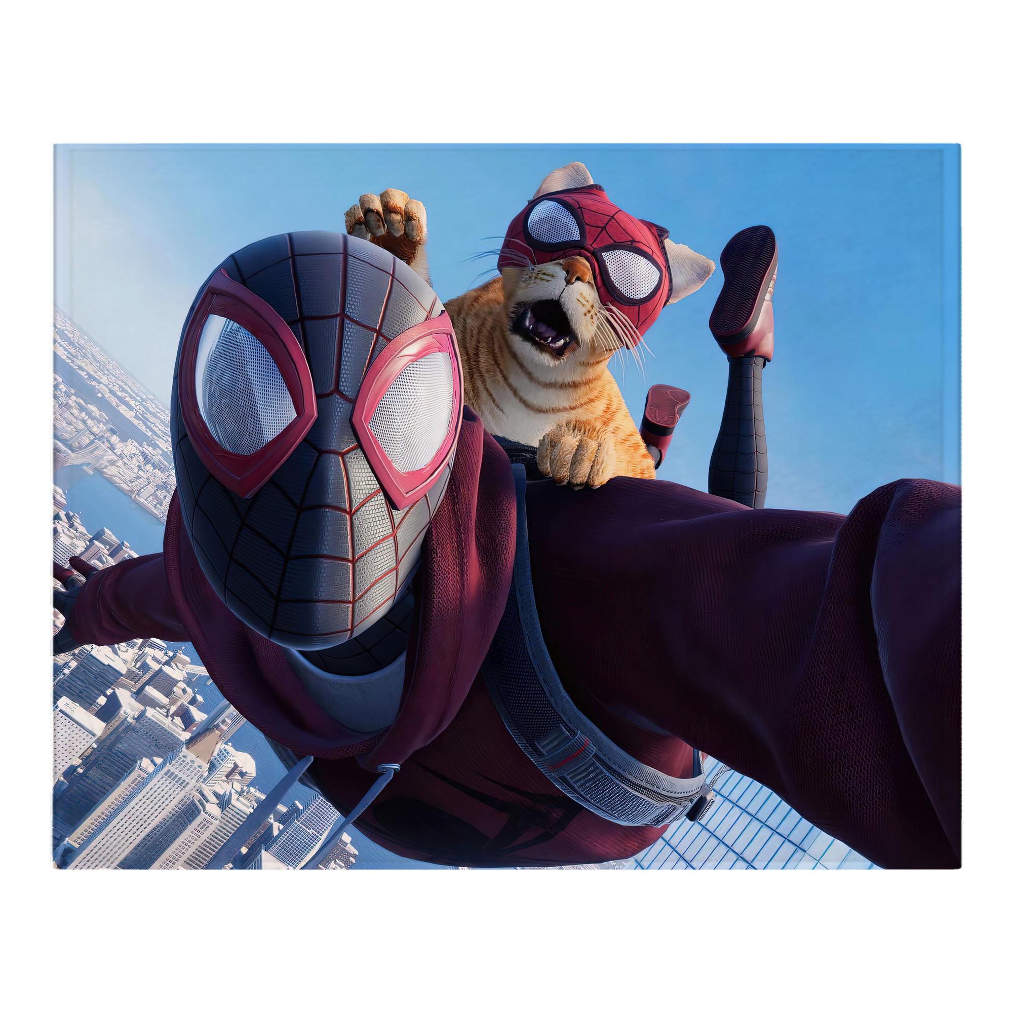 （画像用） Spider Man スパイダーマン フランネルブランケット・多サイズ対応（横型）