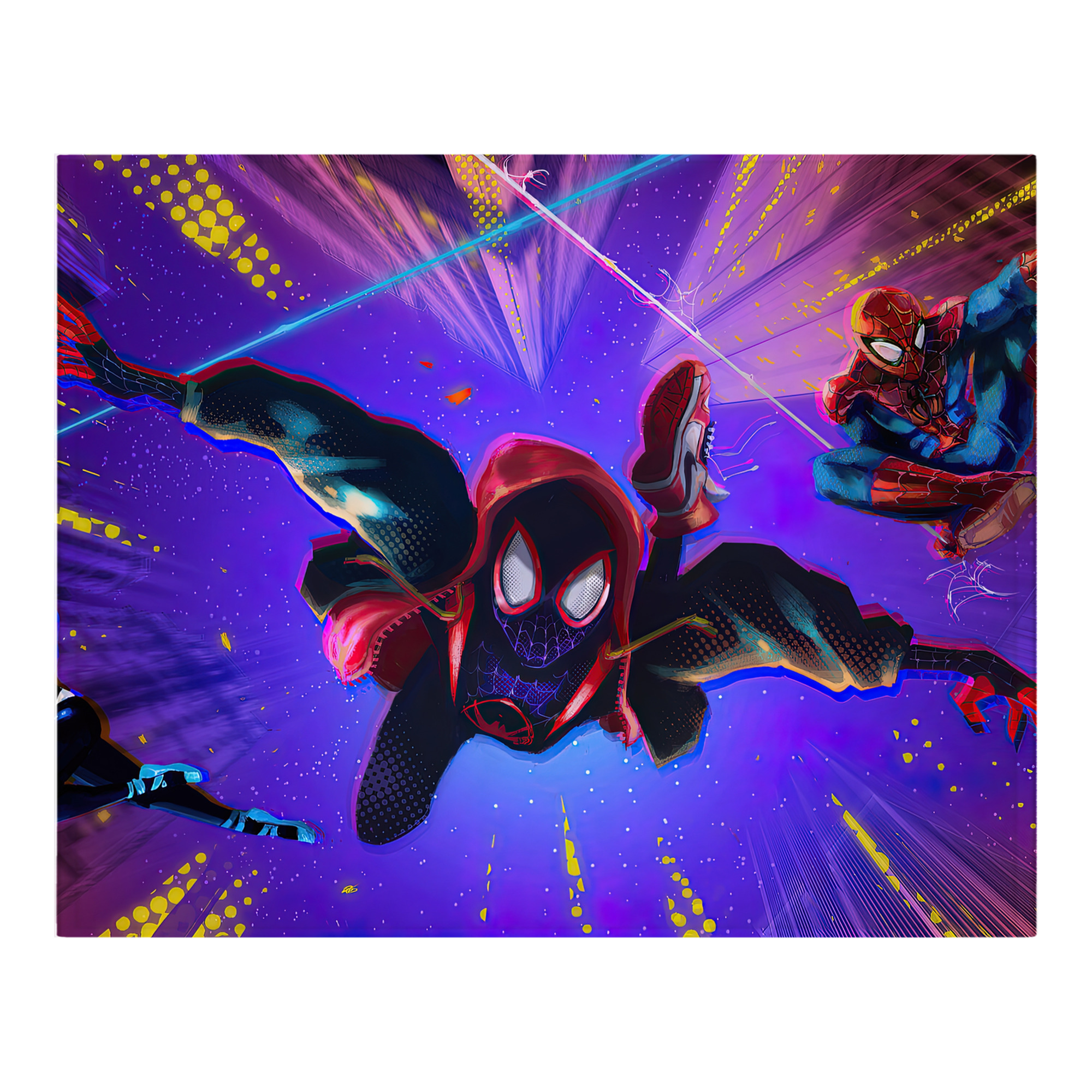 （画像用） Spider Man スパイダーマン フランネルブランケット・多サイズ対応（横型）