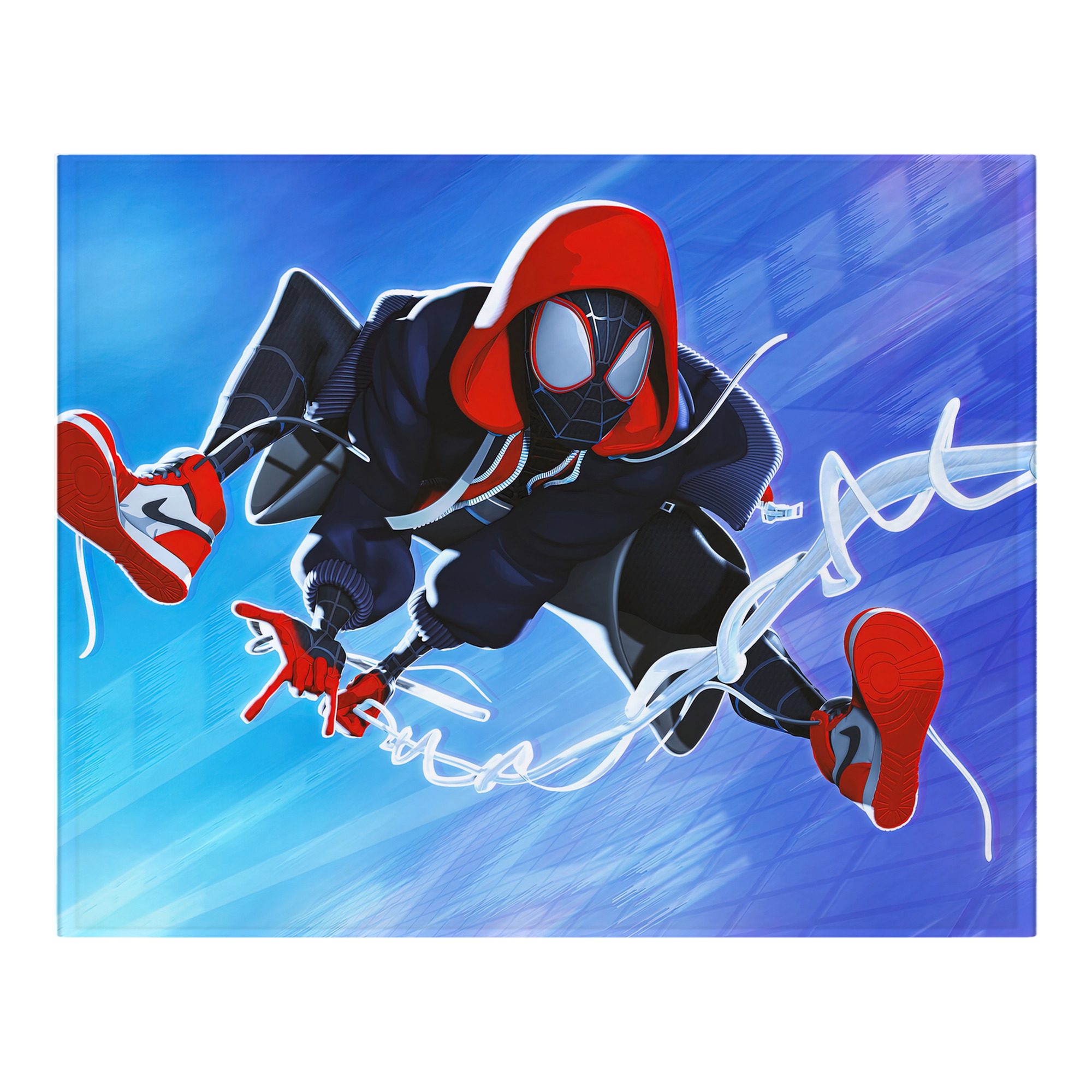 （画像用） Spider Man スパイダーマン フランネルブランケット・多サイズ対応（横型）
