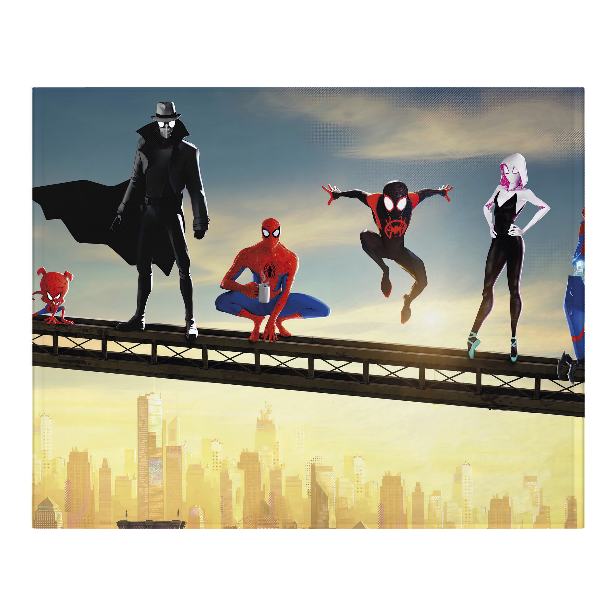 （画像用） Spider Man スパイダーマン フランネルブランケット・多サイズ対応（横型）