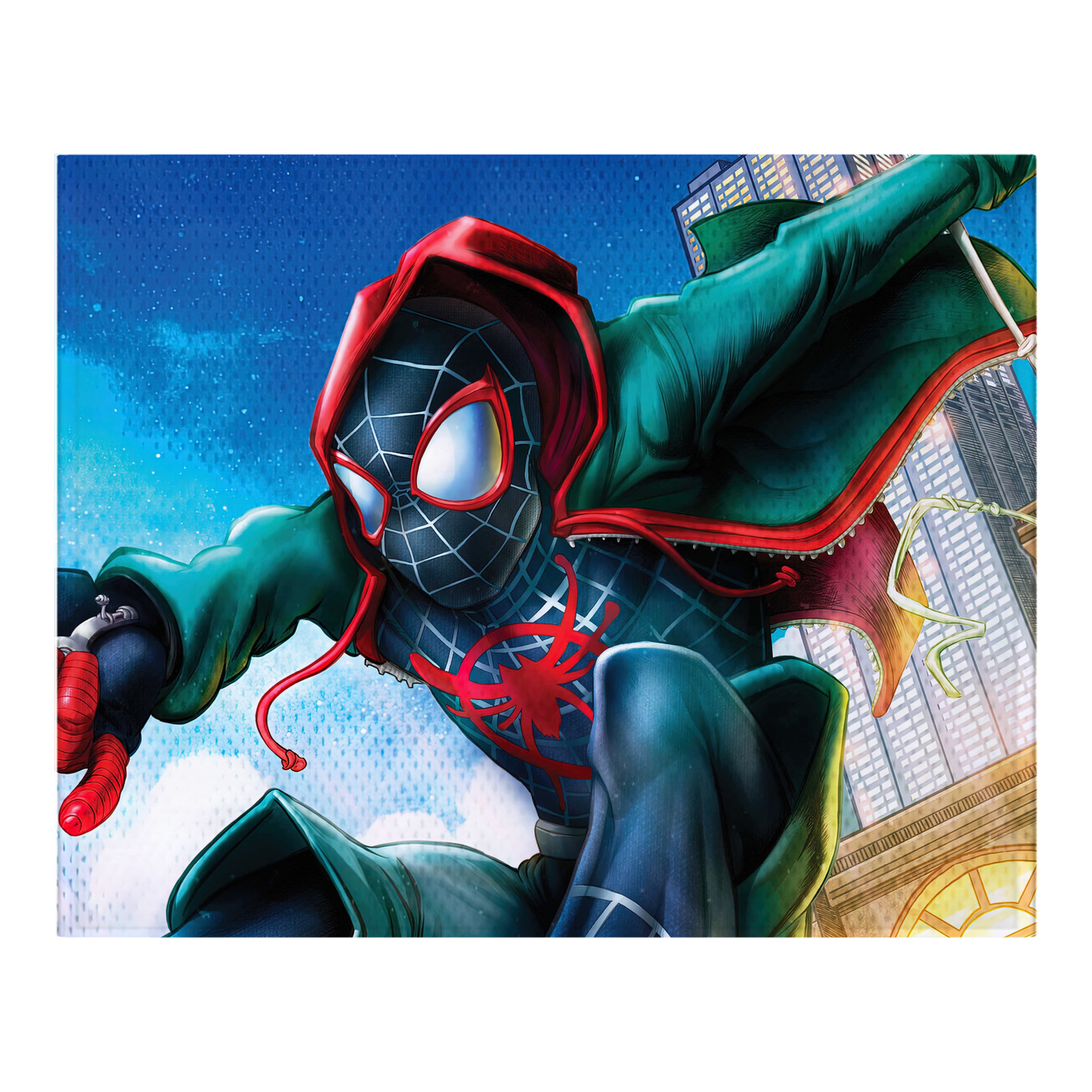 （画像用） Spider Man スパイダーマン フランネルブランケット・多サイズ対応（横型）