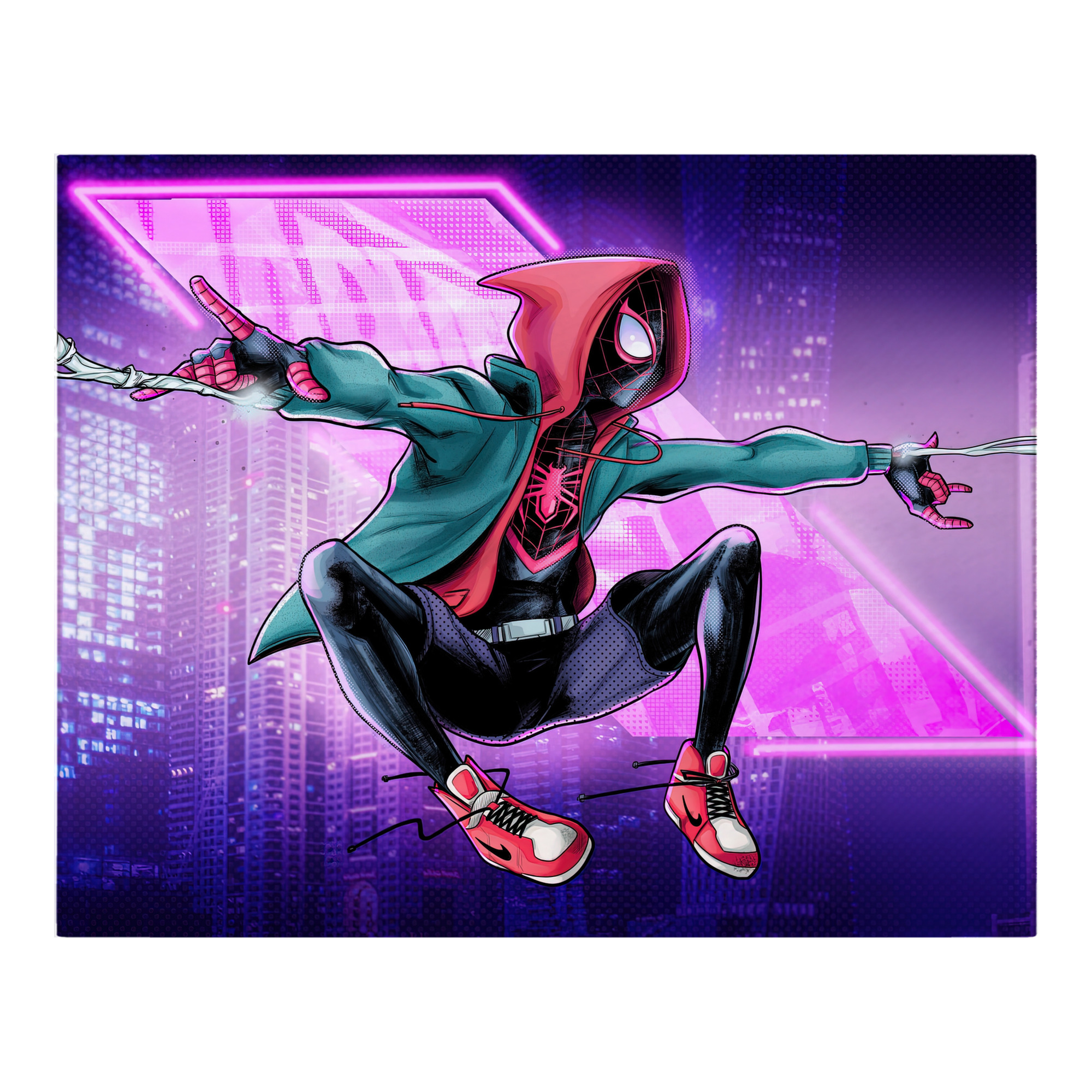 （画像用） Spider Man スパイダーマン フランネルブランケット・多サイズ対応（横型）