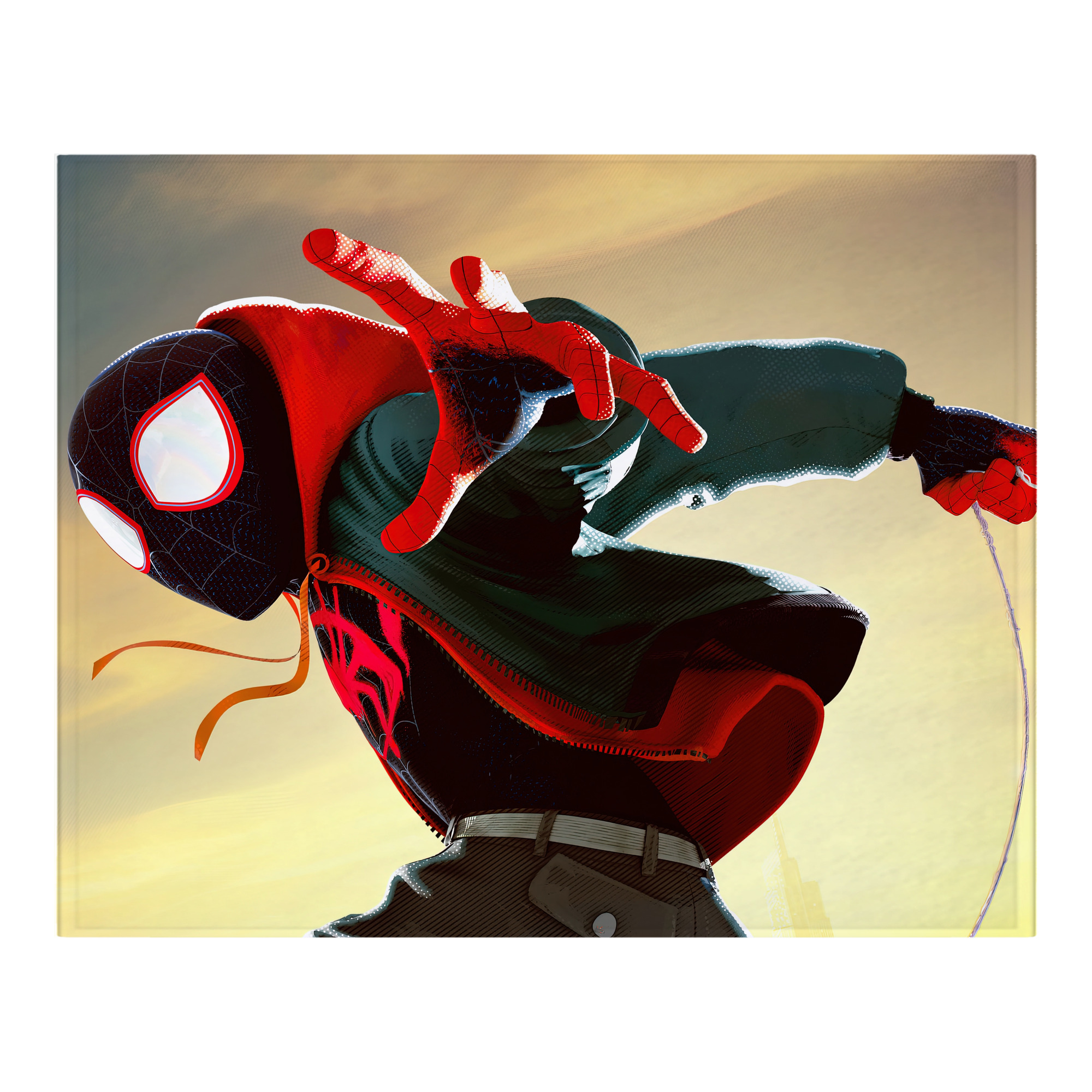 （画像用） Spider Man スパイダーマン フランネルブランケット・多サイズ対応（横型）