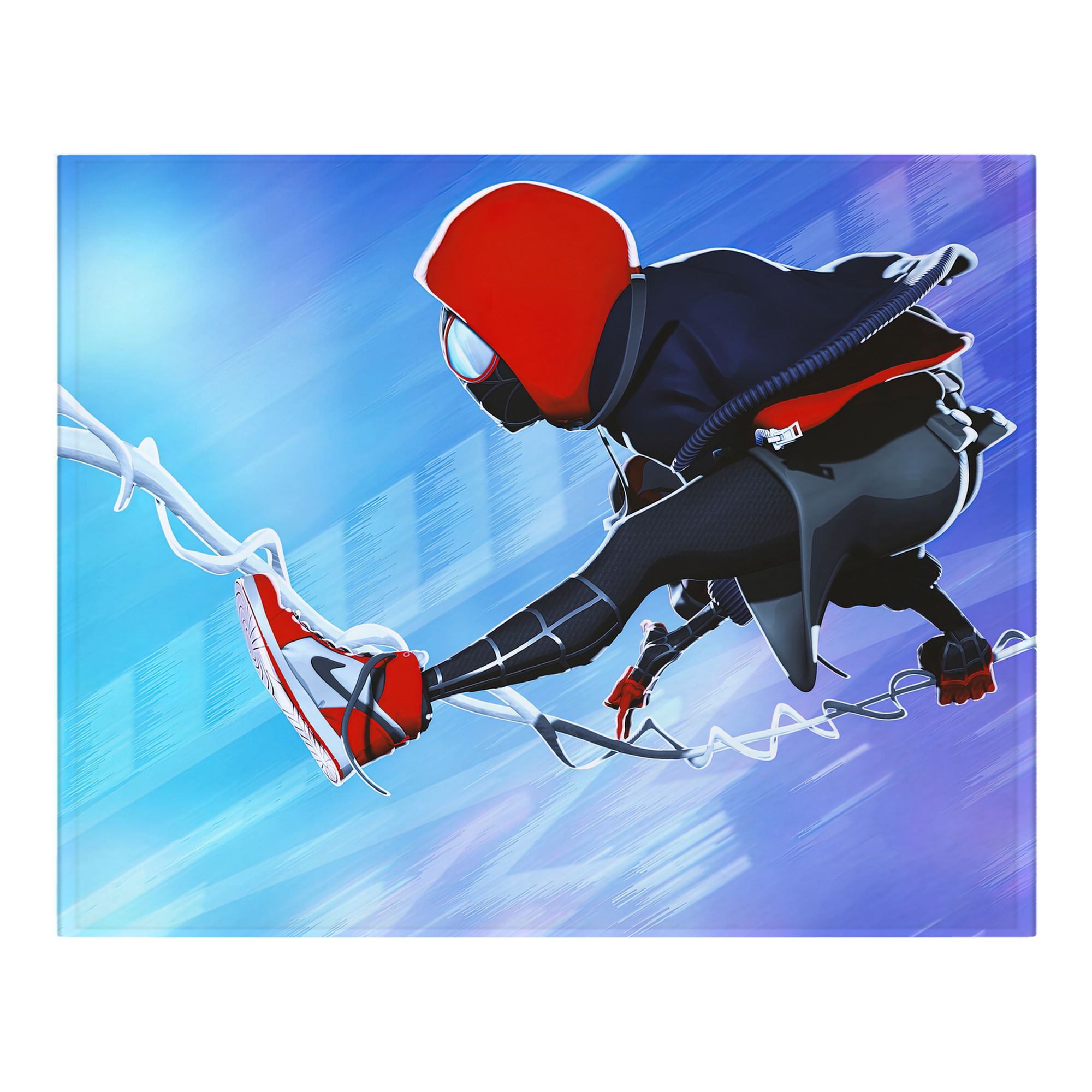（画像用） Spider Man スパイダーマン フランネルブランケット・多サイズ対応（横型）