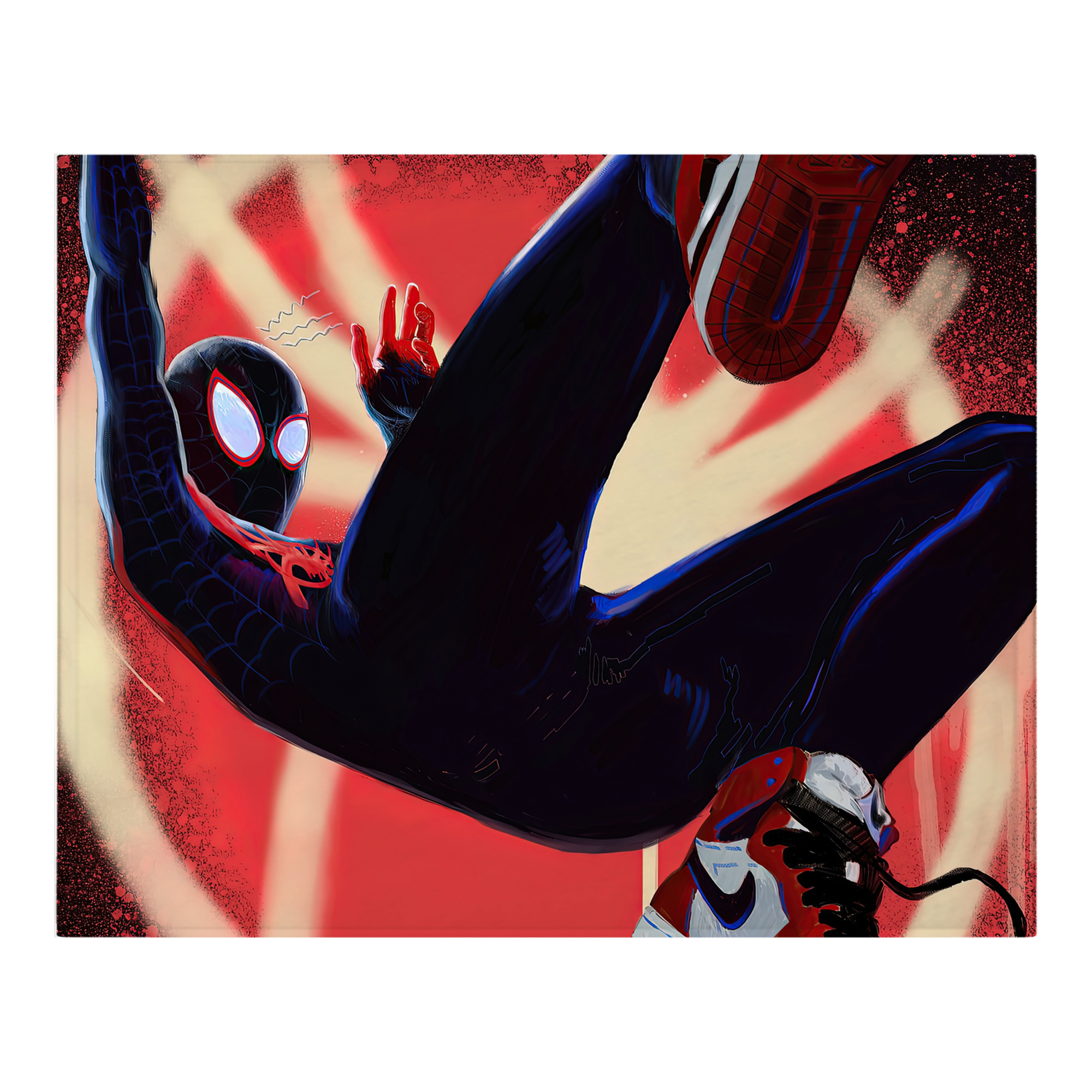 （画像用） Spider Man スパイダーマン フランネルブランケット・多サイズ対応（横型）