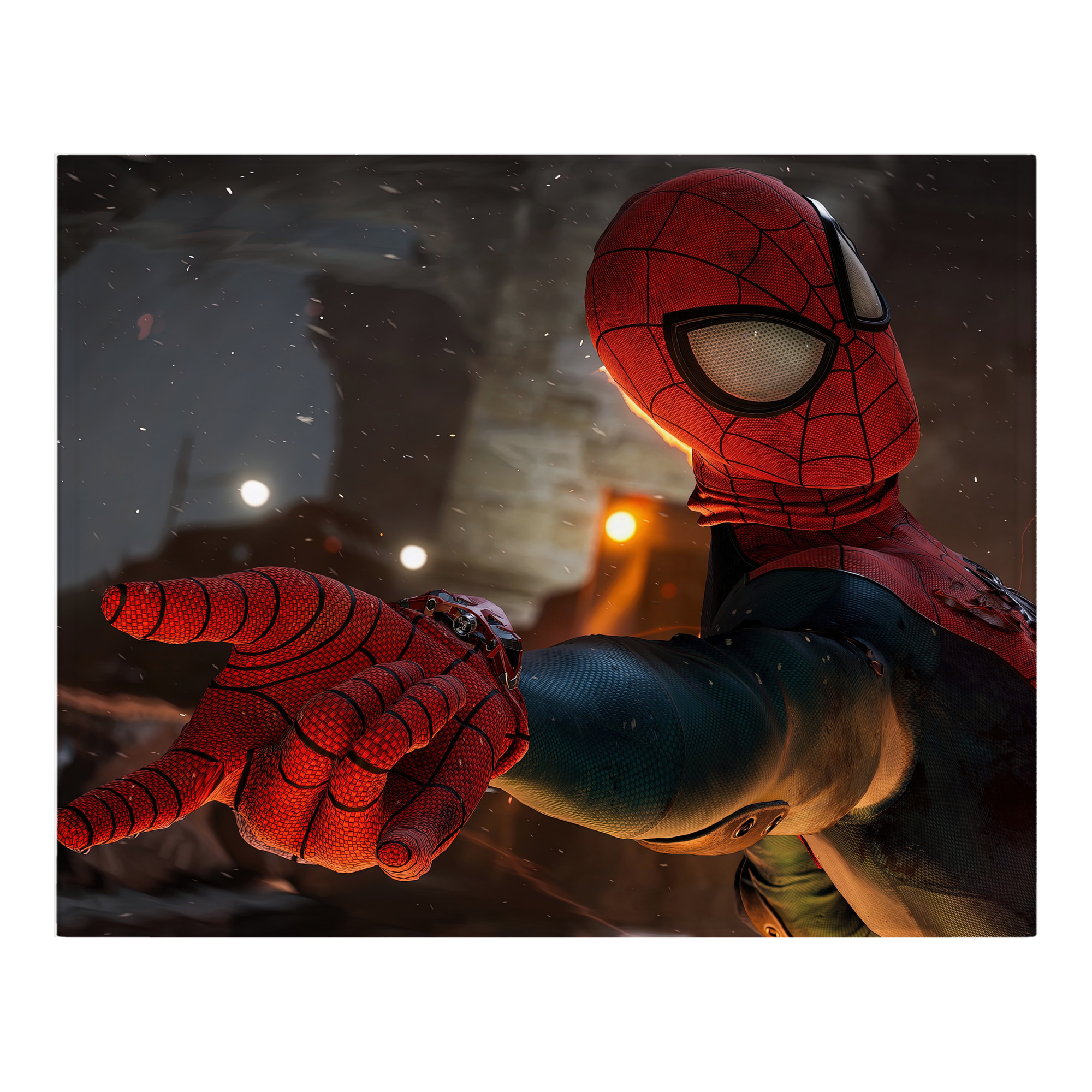 （画像用） Spider Man スパイダーマン フランネルブランケット・多サイズ対応（横型）