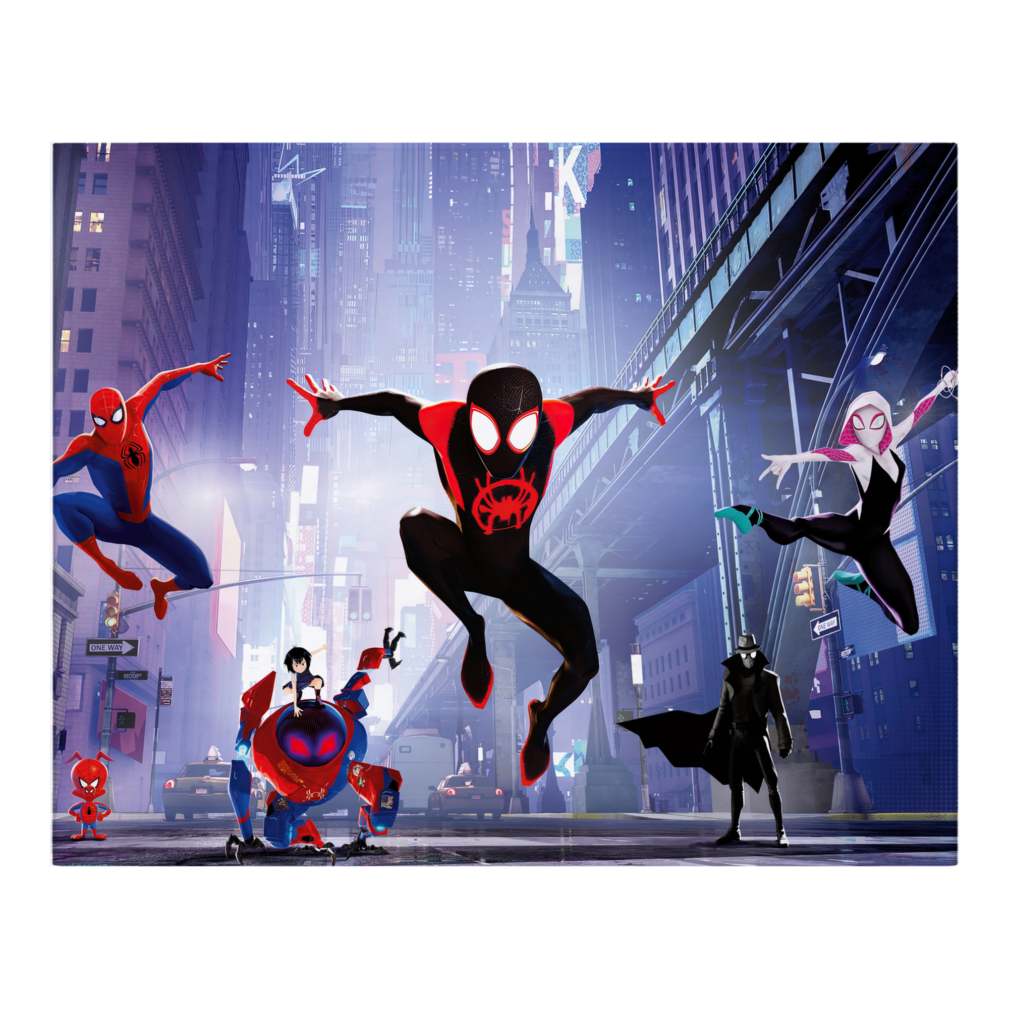 （画像用） Spider Man スパイダーマン フランネルブランケット・多サイズ対応（横型）