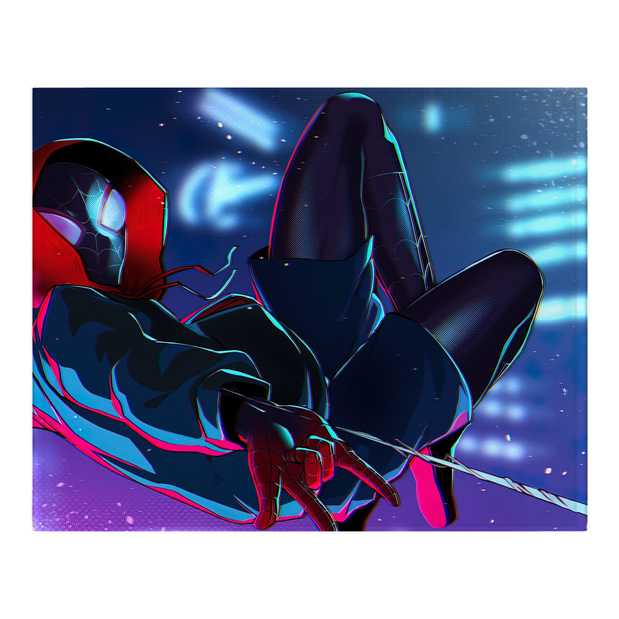 （画像用） Spider Man スパイダーマン フランネルブランケット・多サイズ対応（横型）