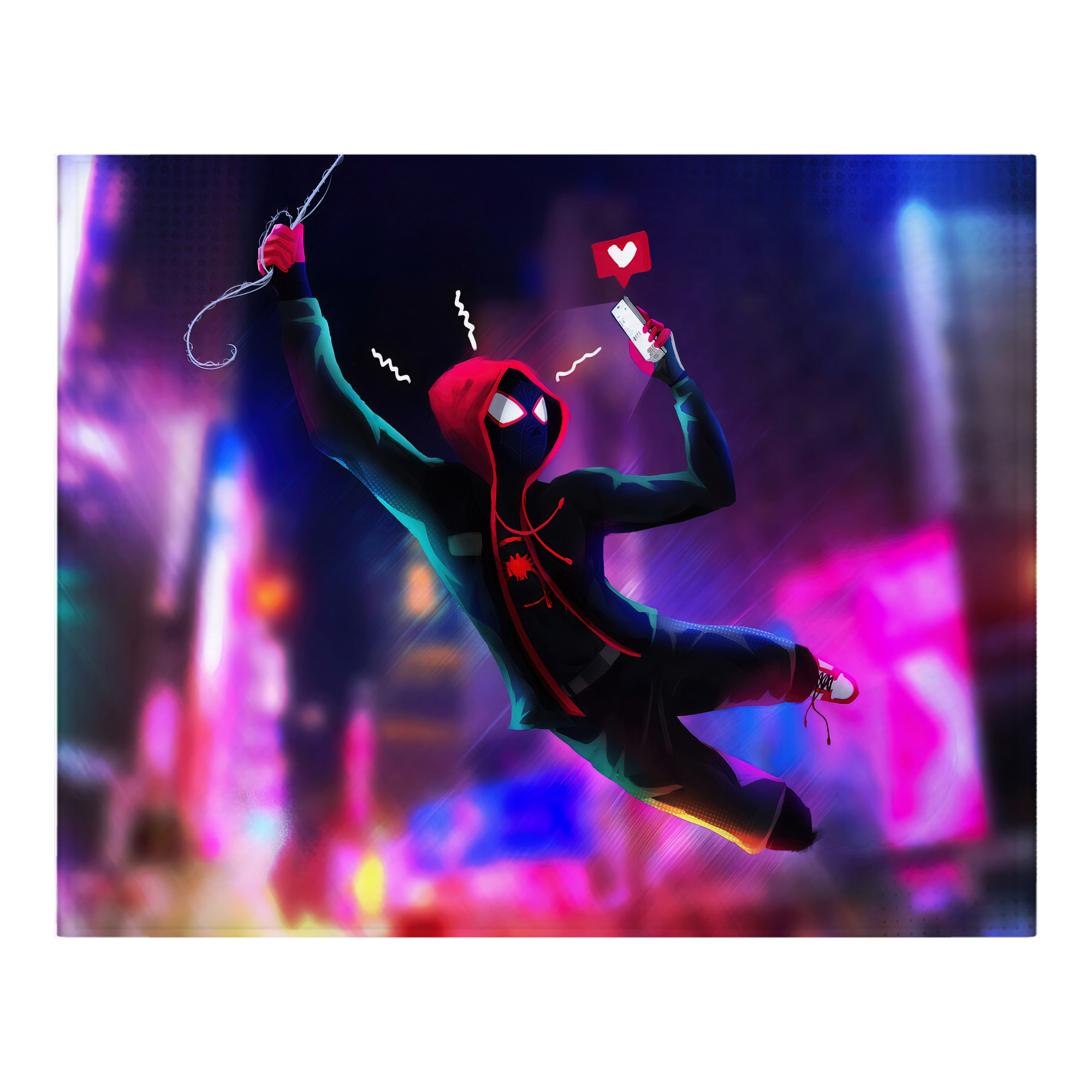 （画像用） Spider Man スパイダーマン フランネルブランケット・多サイズ対応（横型）