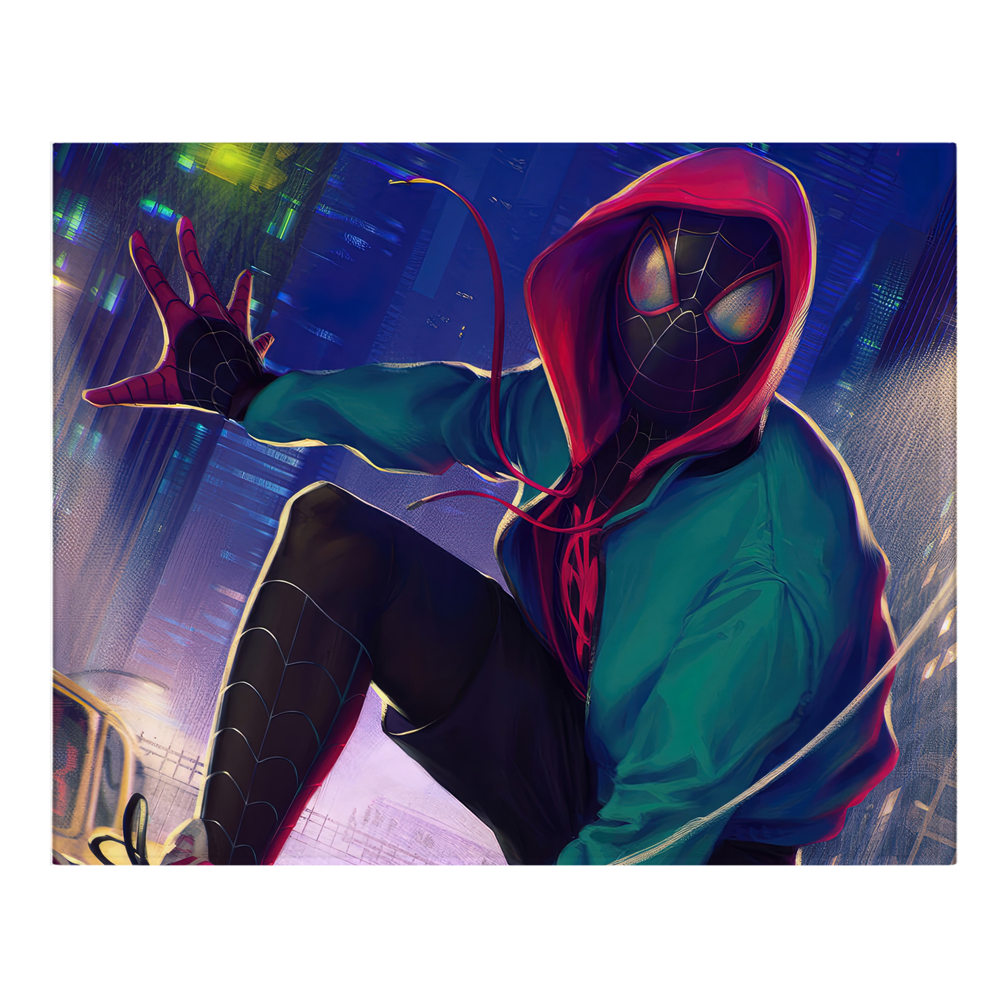 （画像用） Spider Man スパイダーマン フランネルブランケット・多サイズ対応（横型）