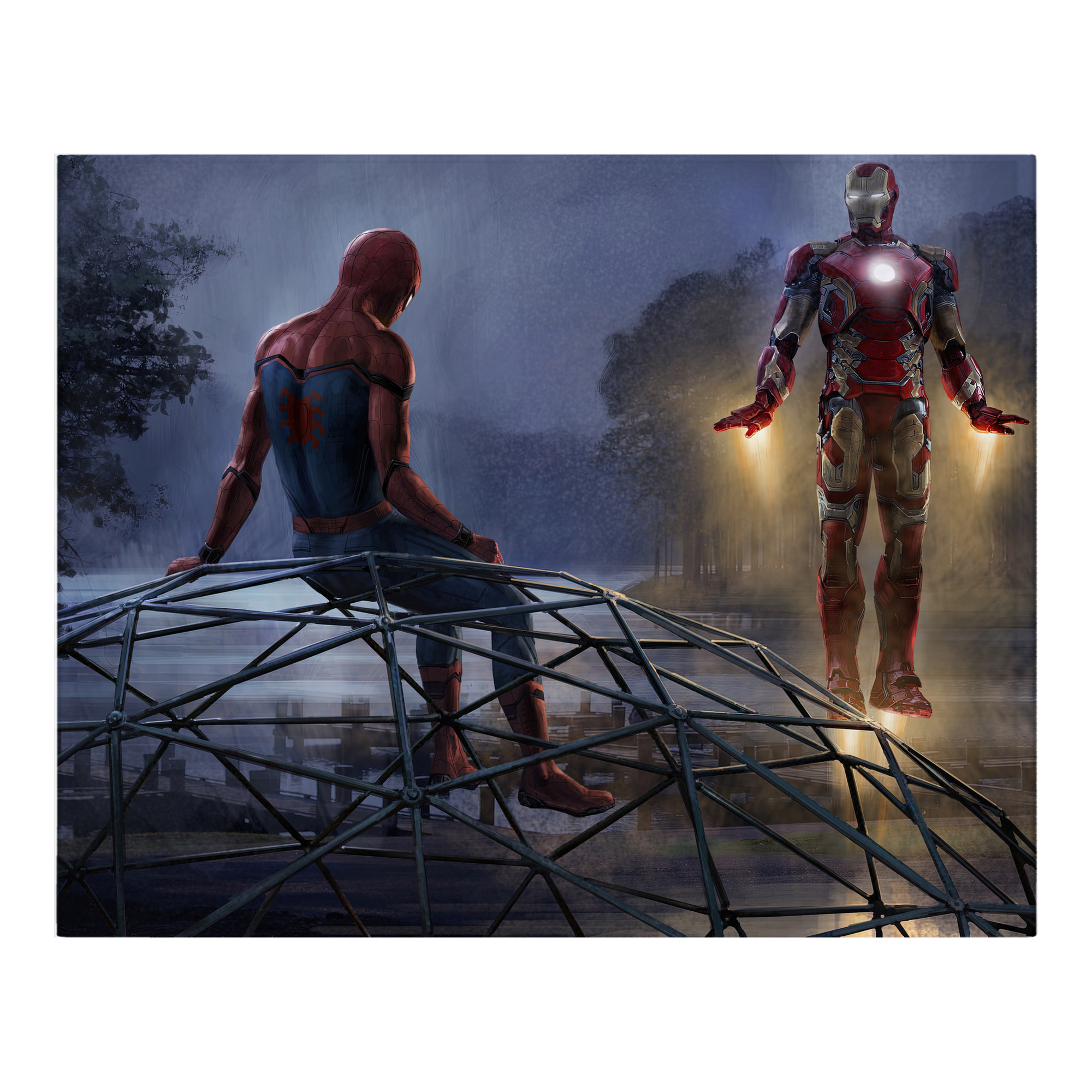 （画像用） Spider Man スパイダーマン フランネルブランケット・多サイズ対応（横型）