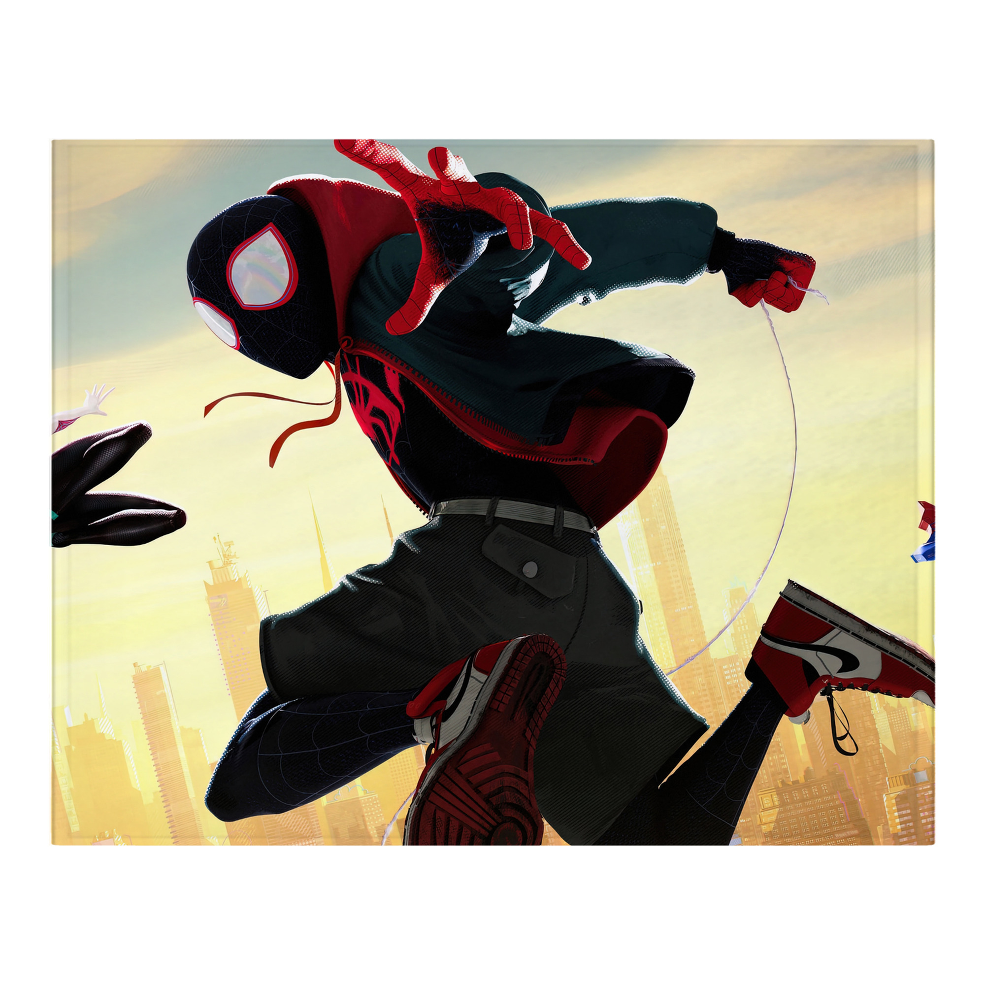 （画像用） Spider Man スパイダーマン フランネルブランケット・多サイズ対応（横型）