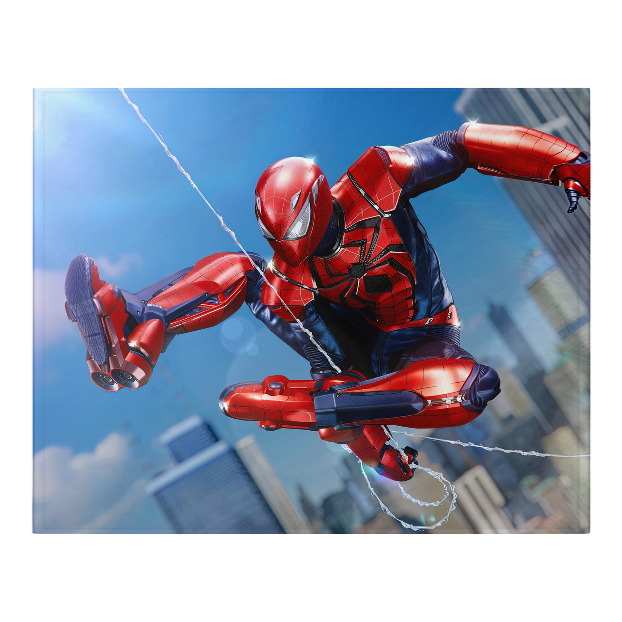 （画像用） Spider Man スパイダーマン フランネルブランケット・多サイズ対応（横型）