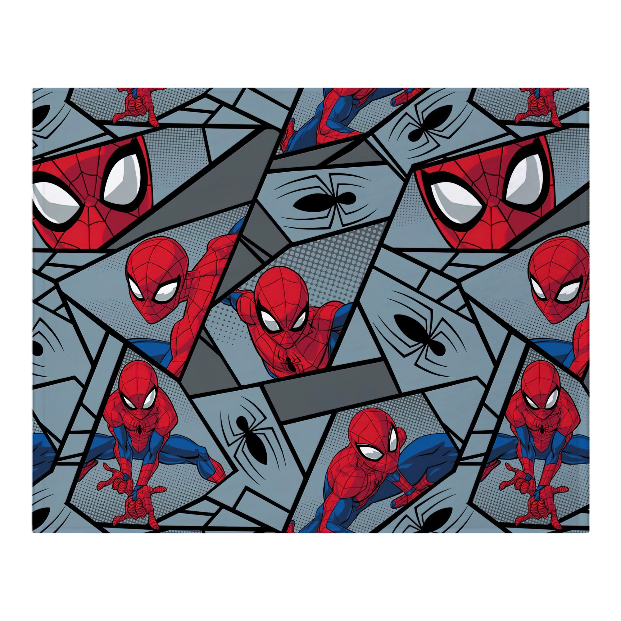 （画像用） Spider Man スパイダーマン フランネルブランケット・多サイズ対応（横型）