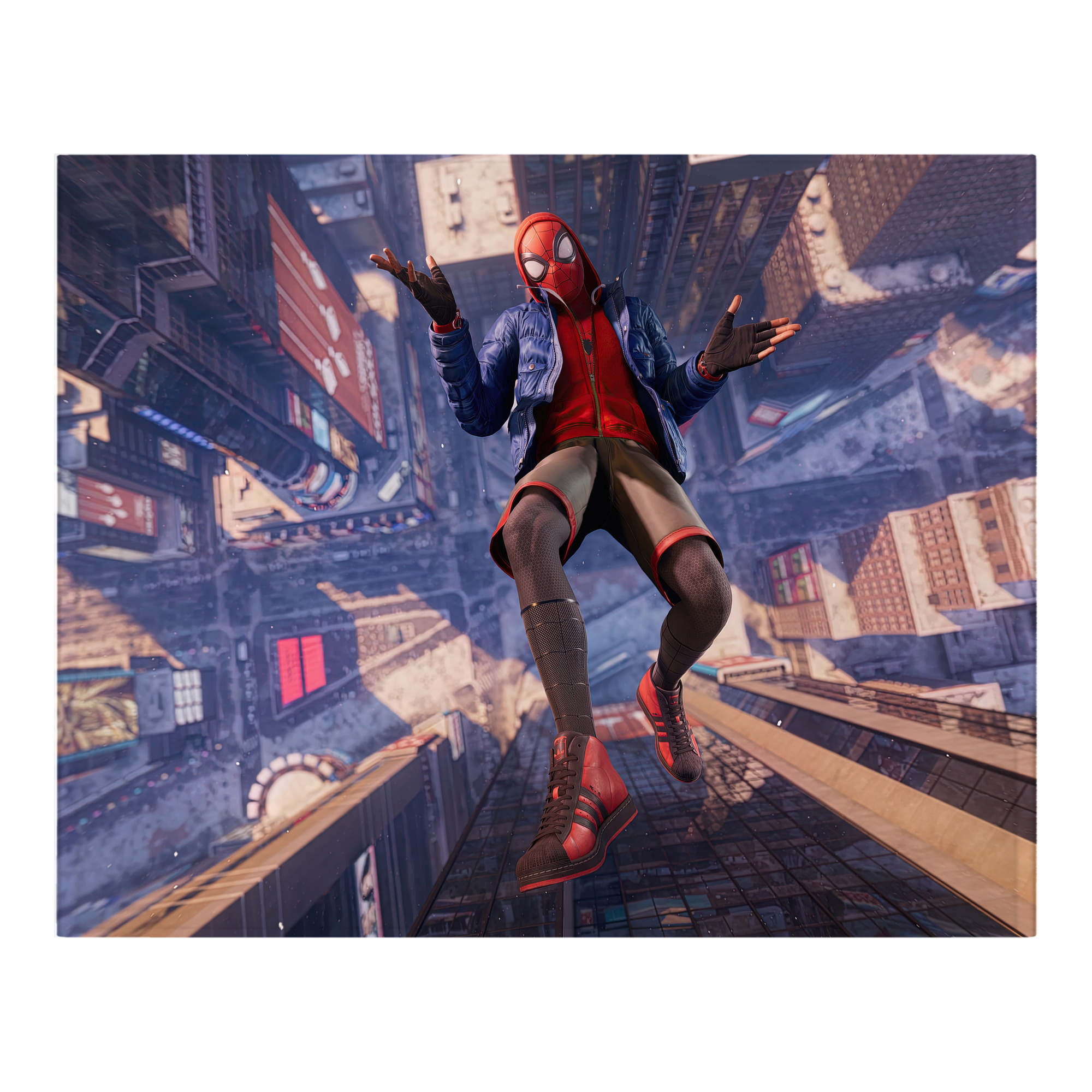 （画像用） Spider Man スパイダーマン フランネルブランケット・多サイズ対応（横型）