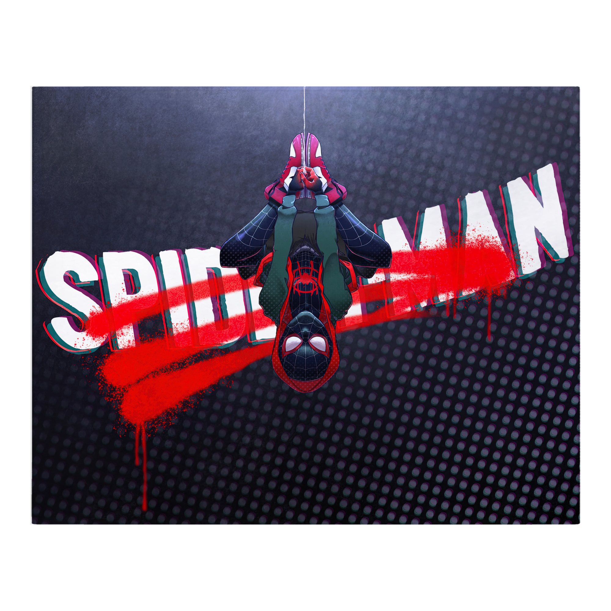（画像用） Spider Man スパイダーマン フランネルブランケット・多サイズ対応（横型）
