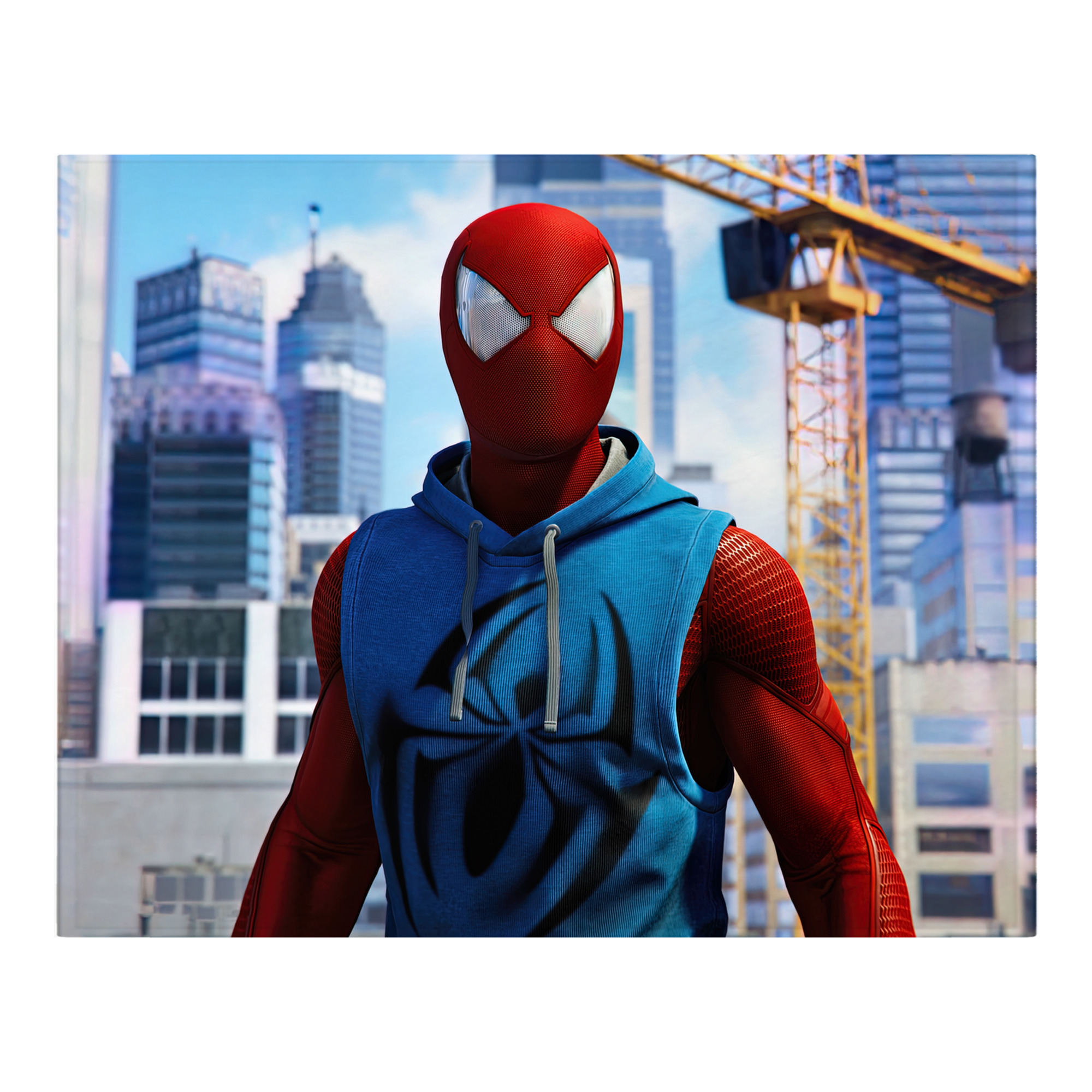 （画像用） Spider Man スパイダーマン フランネルブランケット・多サイズ対応（横型）