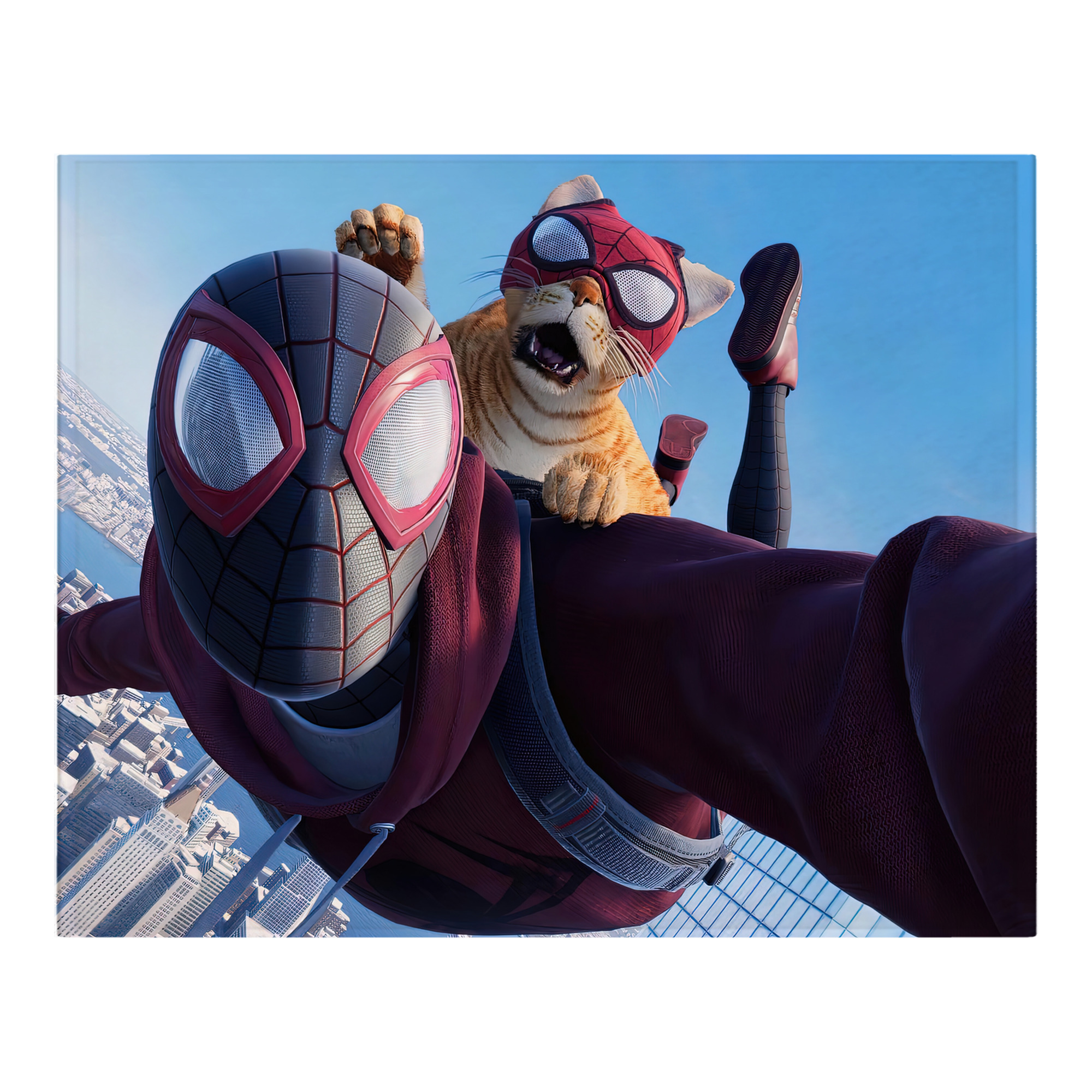 （画像用） Spider Man スパイダーマン フランネルブランケット・多サイズ対応（横型）