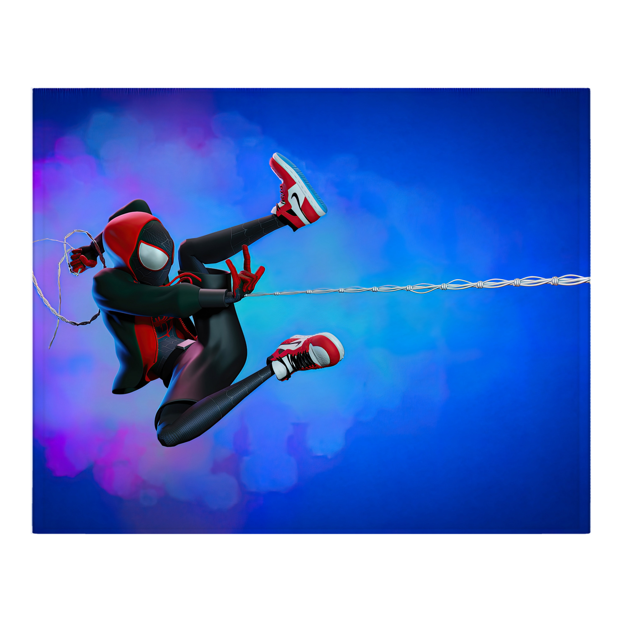 （画像用） Spider Man スパイダーマン フランネルブランケット・多サイズ対応（横型）
