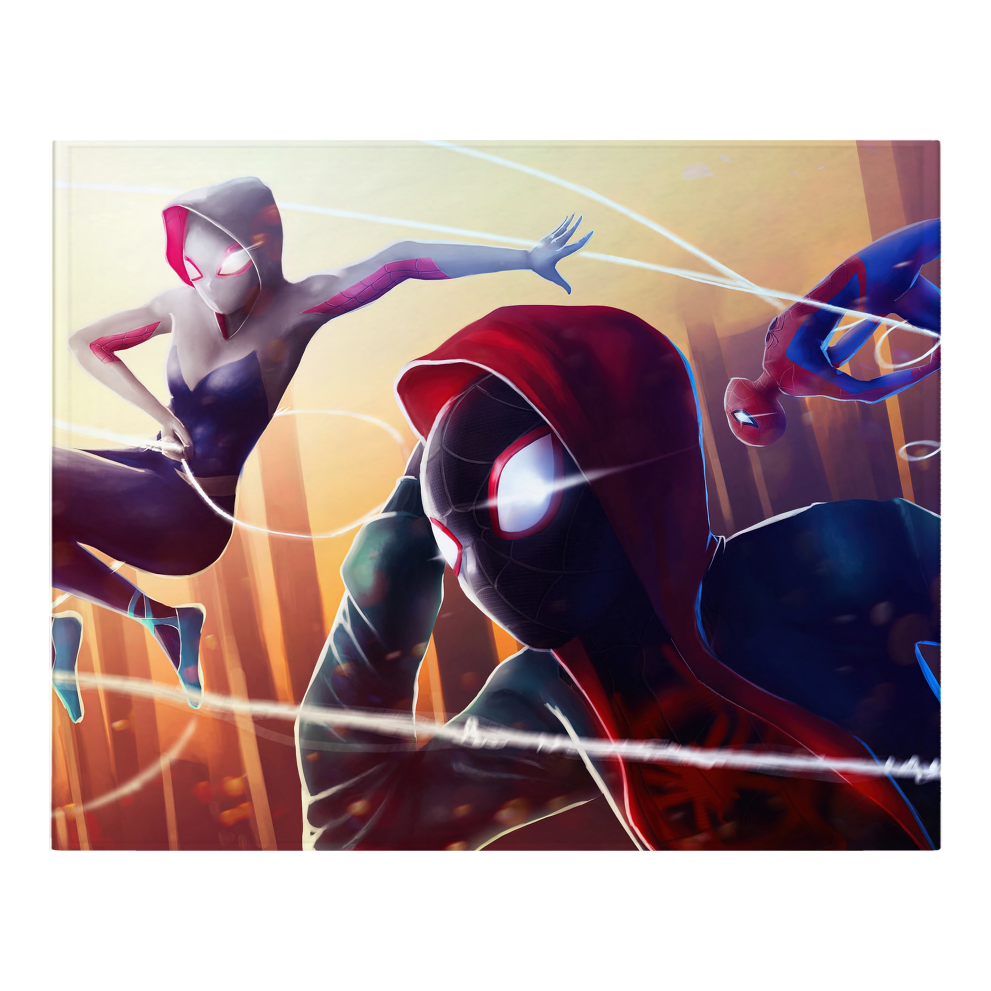 （画像用） Spider Man スパイダーマン フランネルブランケット・多サイズ対応（横型）