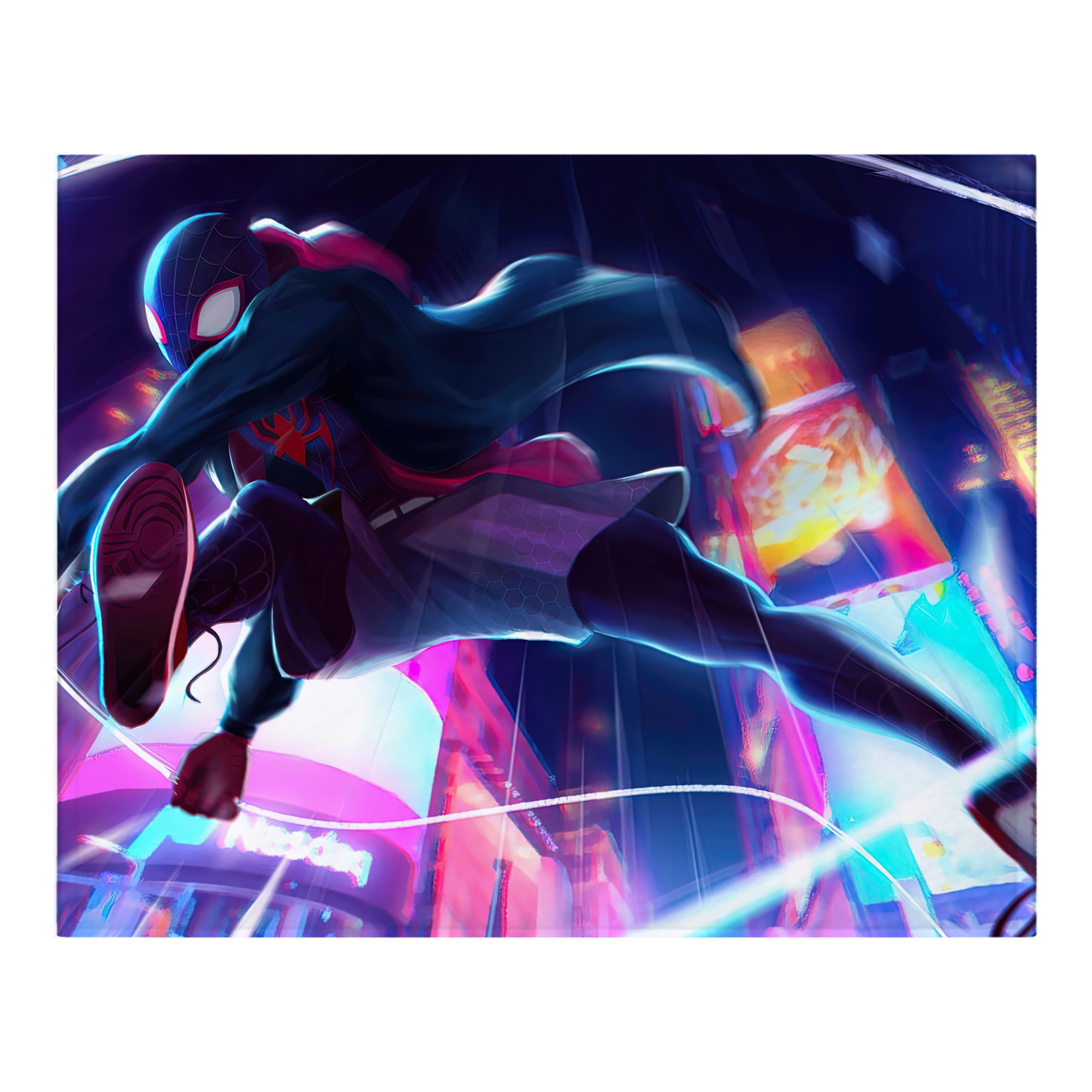 （画像用） Spider Man スパイダーマン フランネルブランケット・多サイズ対応（横型）