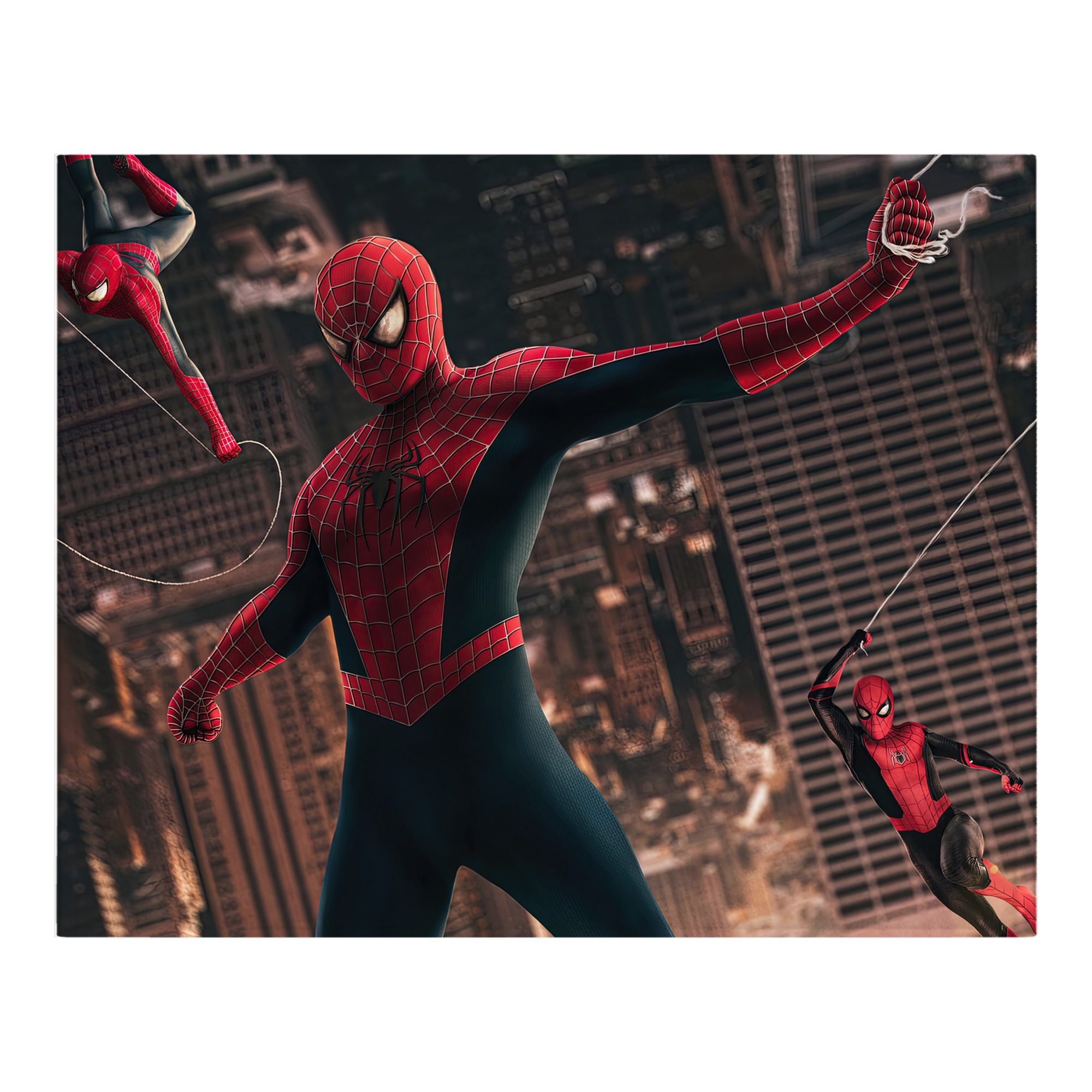 （画像用） Spider Man スパイダーマン フランネルブランケット・多サイズ対応（横型）