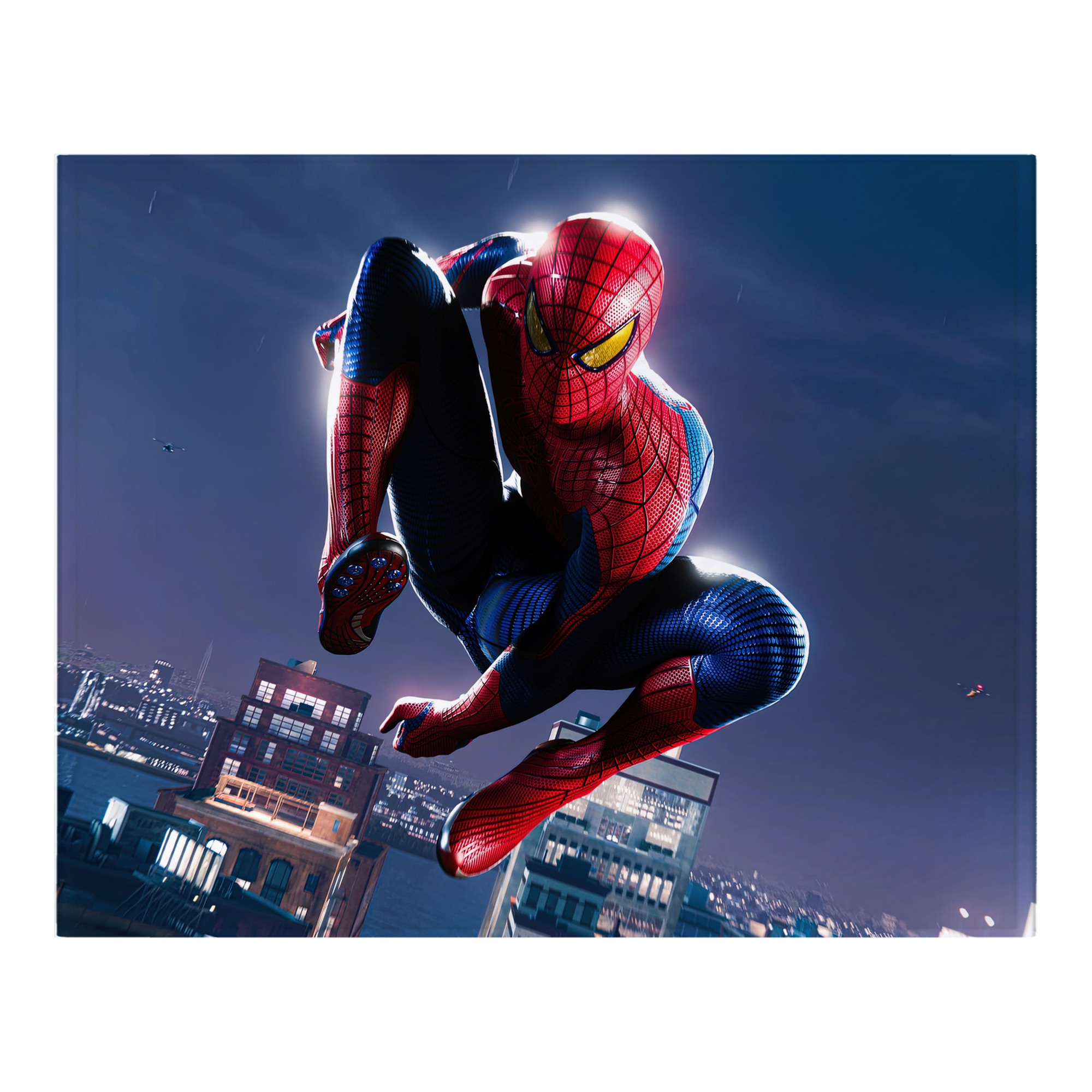 （画像用） Spider Man スパイダーマン フランネルブランケット・多サイズ対応（横型）