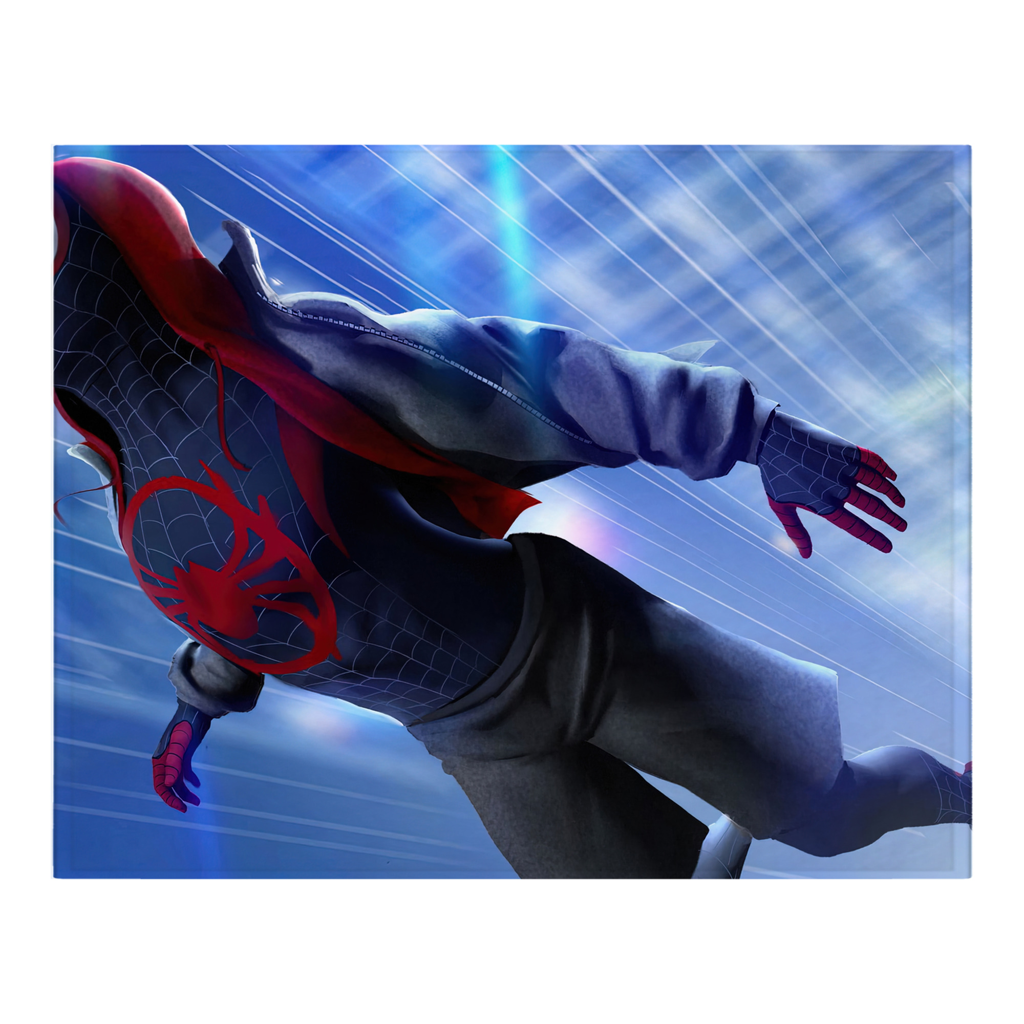 （画像用） Spider Man スパイダーマン フランネルブランケット・多サイズ対応（横型）