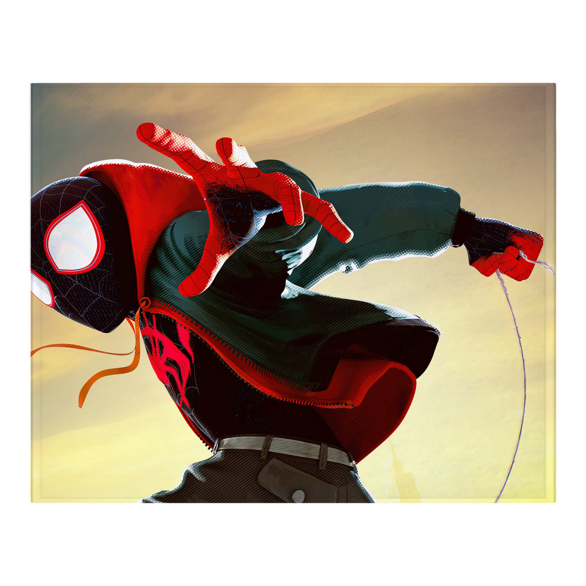 （画像用） Spider Man スパイダーマン フランネルブランケット・多サイズ対応（横型）