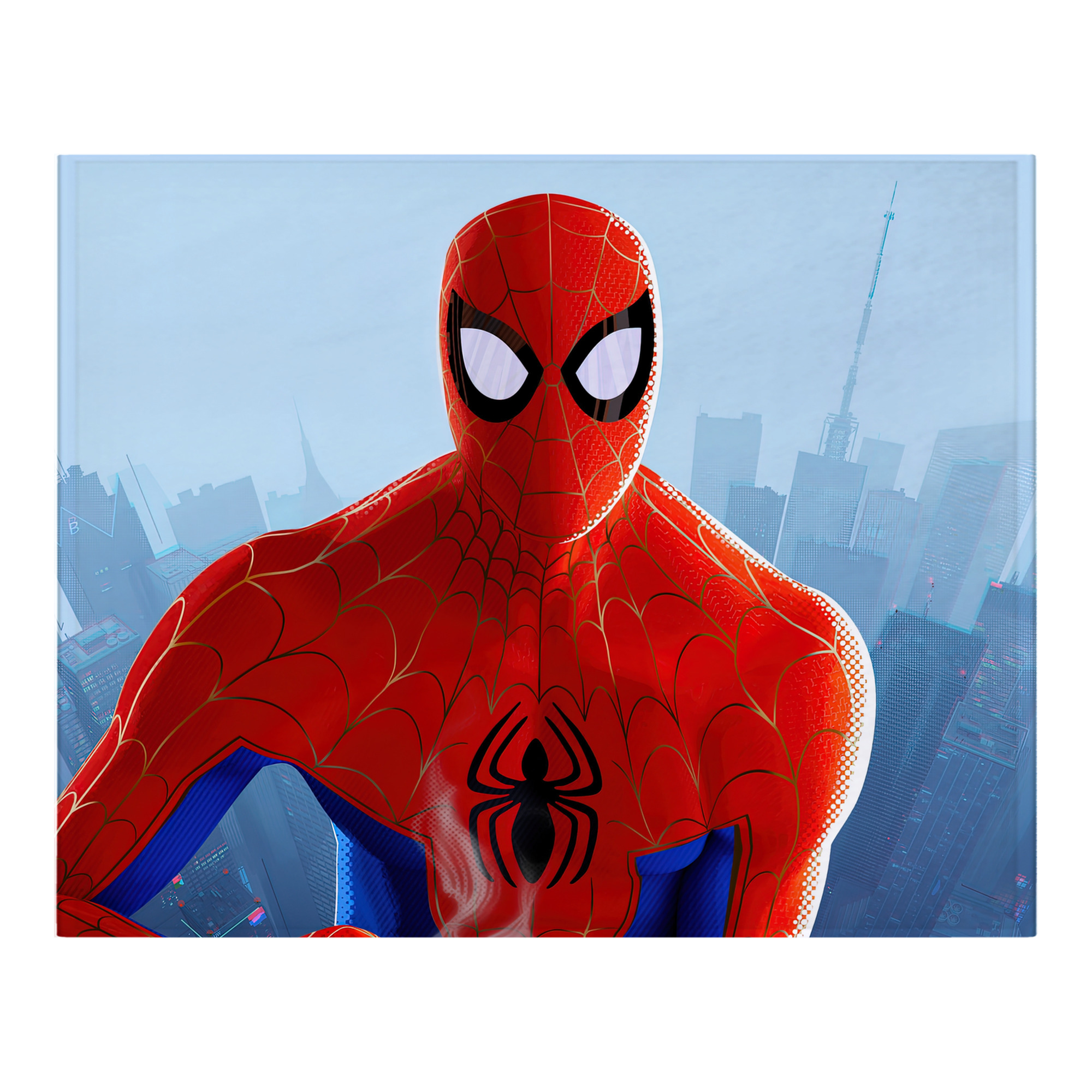 （画像用） Spider Man スパイダーマン フランネルブランケット・多サイズ対応（横型）