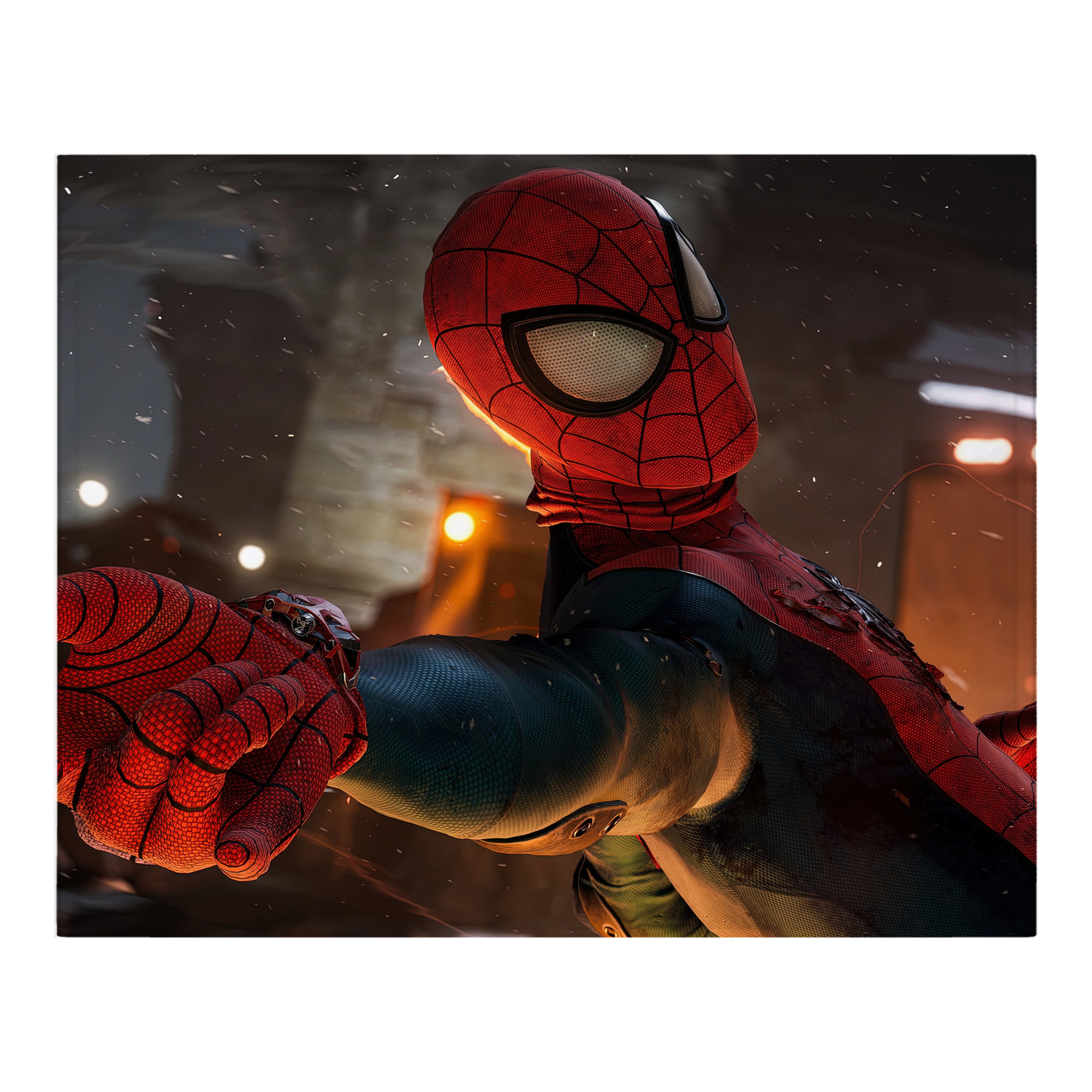（画像用） Spider Man スパイダーマン フランネルブランケット・多サイズ対応（横型）