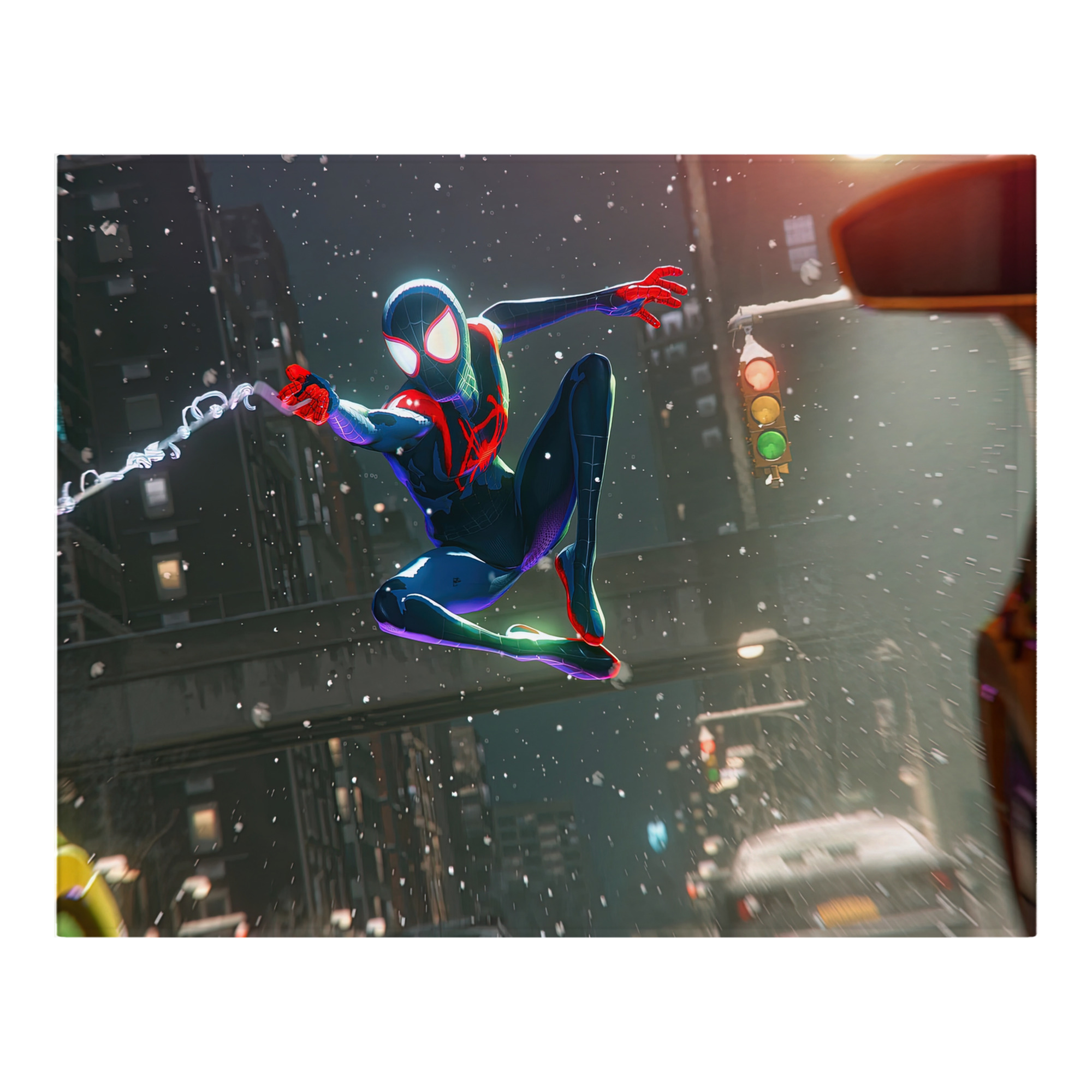 （画像用） Spider Man スパイダーマン フランネルブランケット・多サイズ対応（横型）