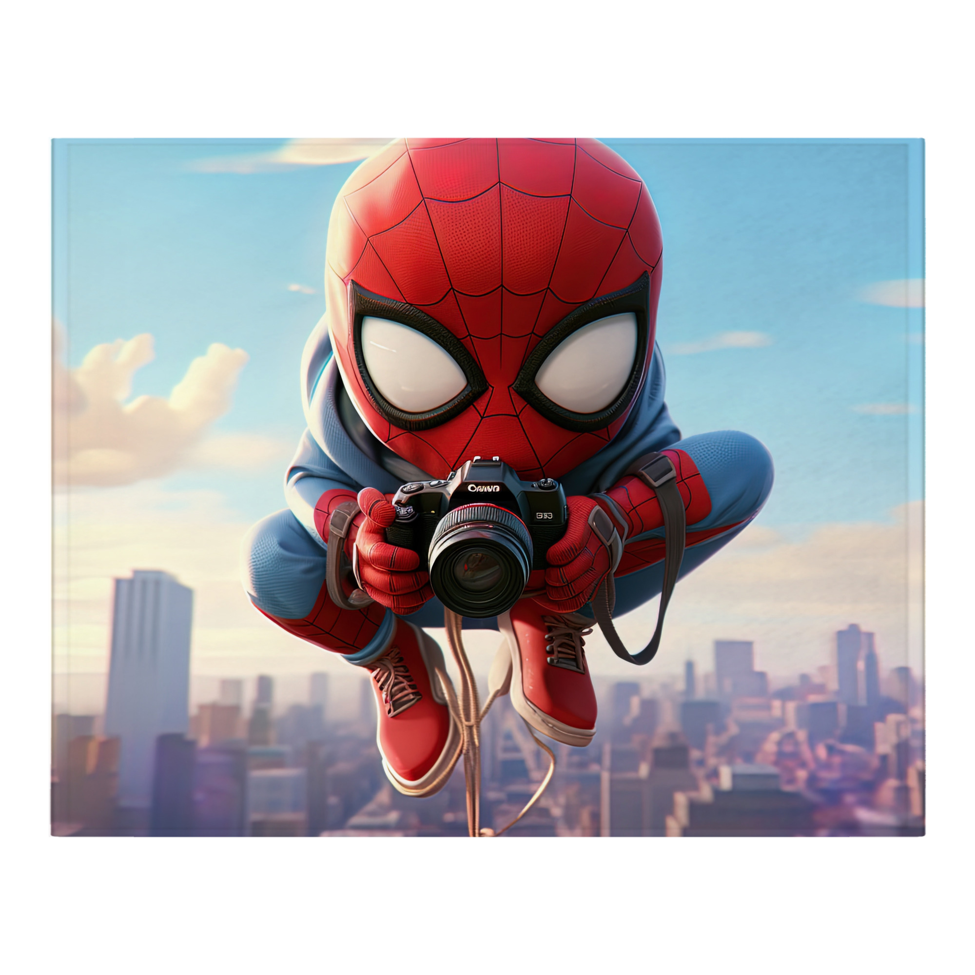 （画像用） Spider Man スパイダーマン フランネルブランケット・多サイズ対応（横型）