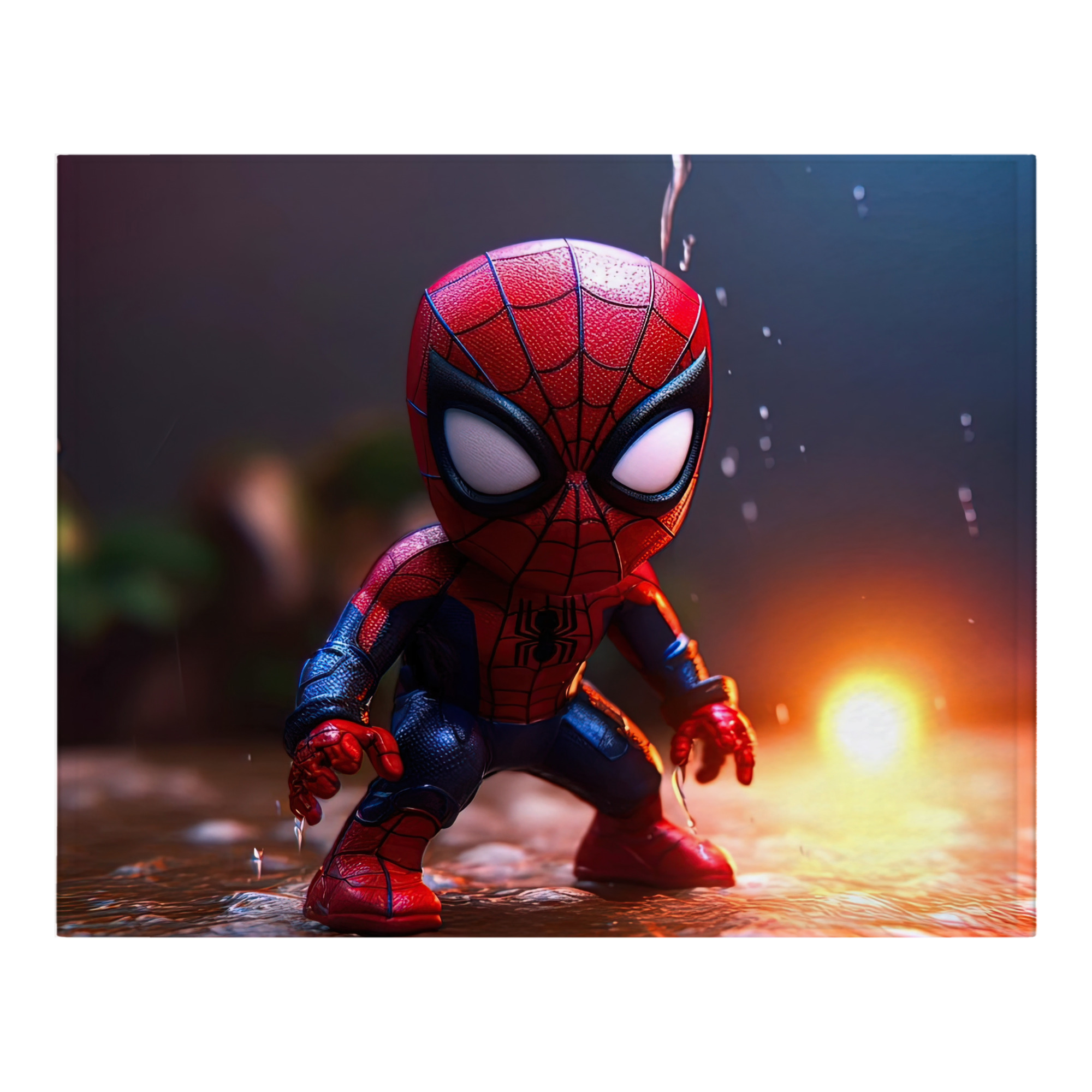 （画像用） Spider Man スパイダーマン フランネルブランケット・多サイズ対応（横型）