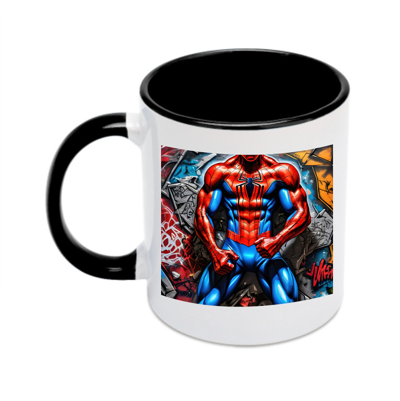 （画像用） Spider Man スパイダーマン カラーマグカップ