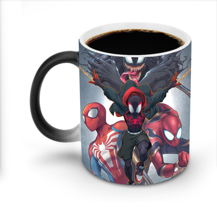（画像用） Spider Man スパイダーマン 温度変色マグカップ
