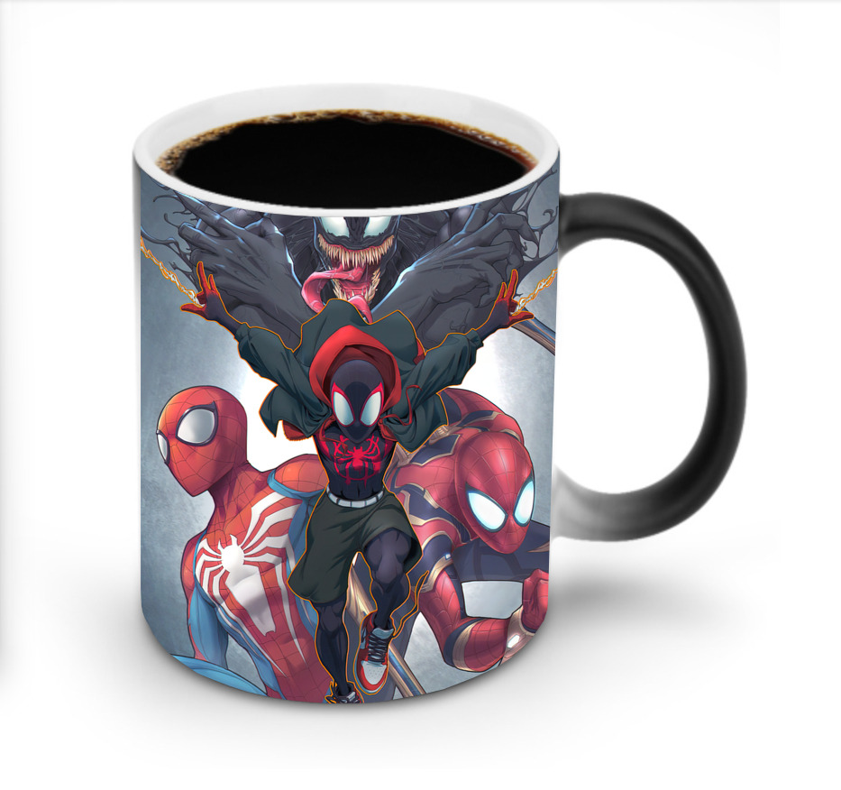 （画像用） Spider Man スパイダーマン 温度変色マグカップ