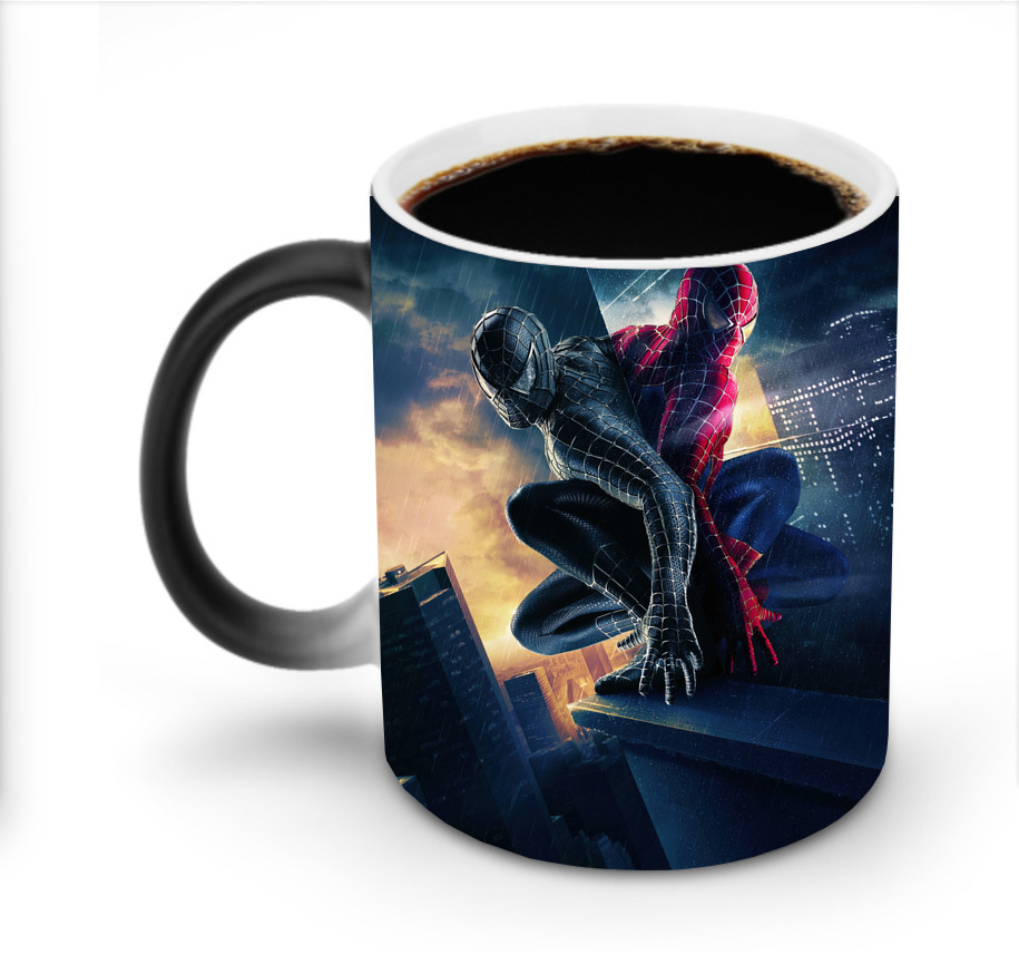 （画像用） Spider Man スパイダーマン 温度変色マグカップ