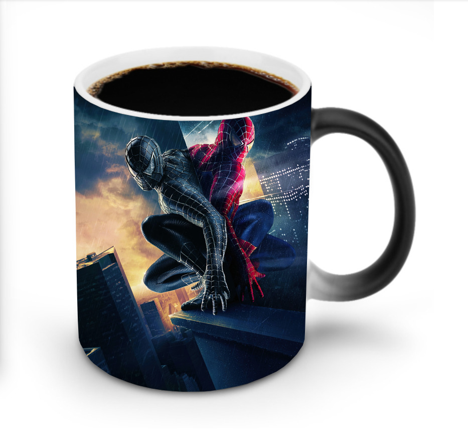 （画像用） Spider Man スパイダーマン 温度変色マグカップ