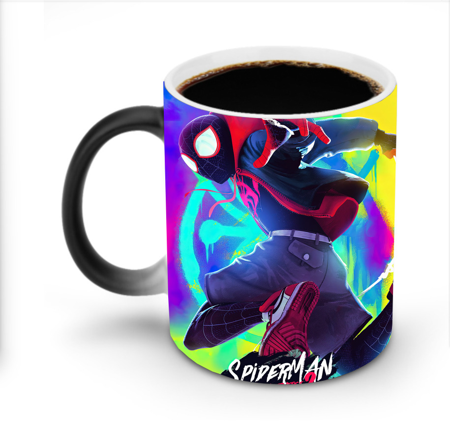 （画像用） Spider Man スパイダーマン 温度変色マグカップ