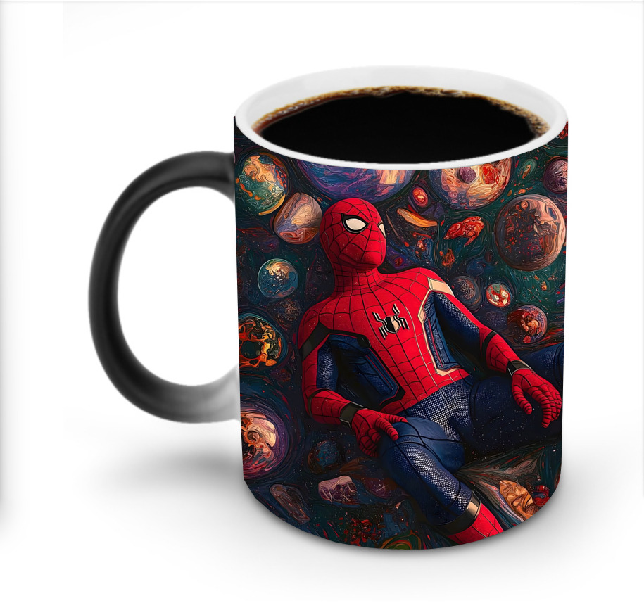 （画像用） Spider Man スパイダーマン 温度変色マグカップ