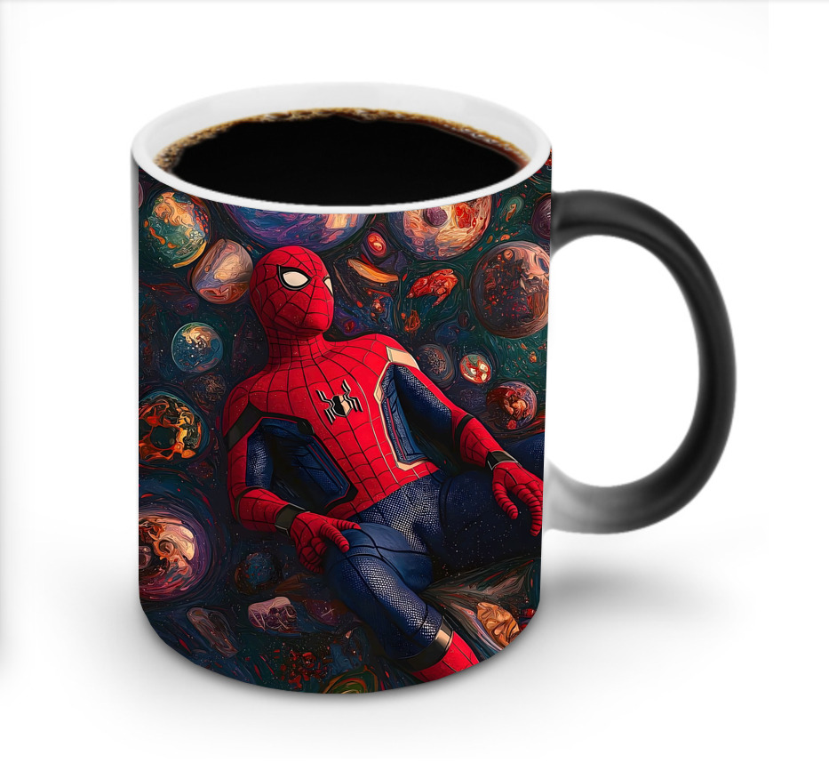 （画像用） Spider Man スパイダーマン 温度変色マグカップ