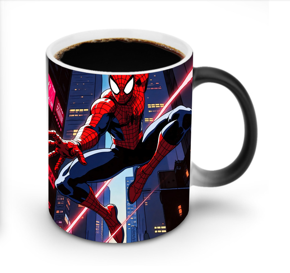 （画像用） Spider Man スパイダーマン 温度変色マグカップ